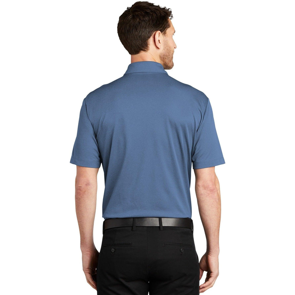 no-logo Port Authority Heathered Silk Touch Performance Polo-Regular-Port Authority-Thread Logic