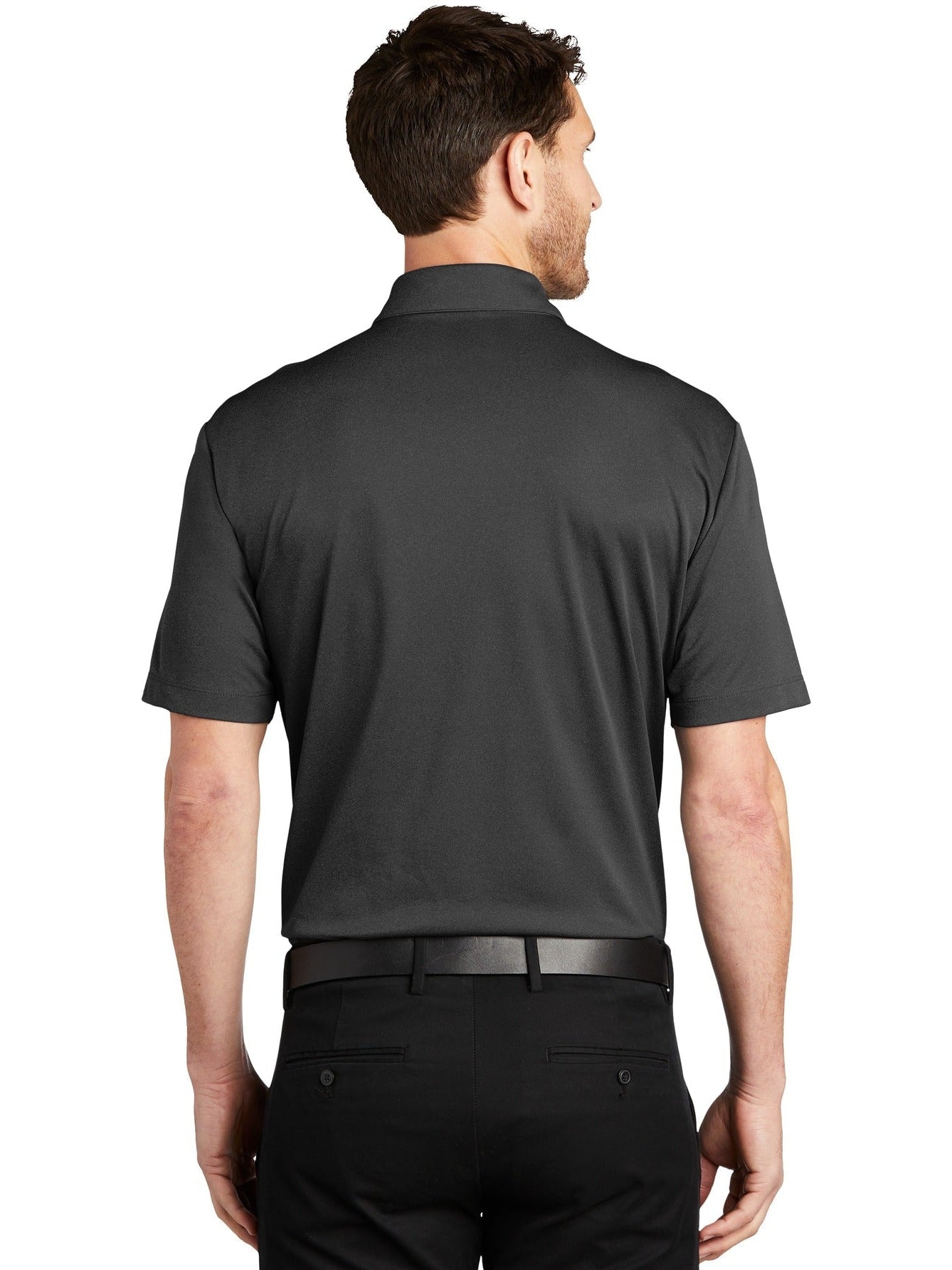 no-logo Port Authority Heathered Silk Touch Performance Polo-Regular-Port Authority-Thread Logic