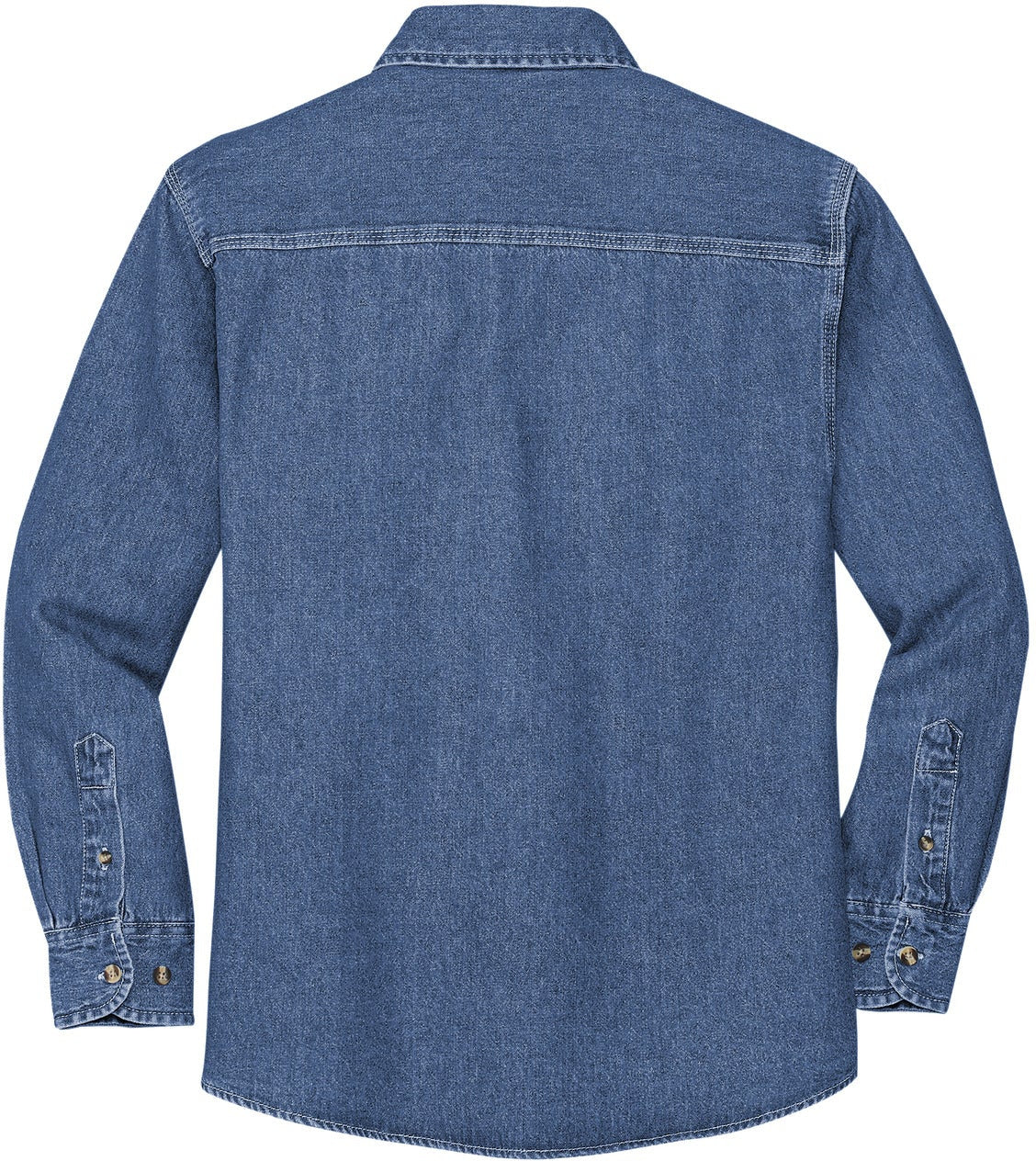 no-logo Port Authority Heavyweight Denim Shirt-Regular-Port Authority-Thread Logic