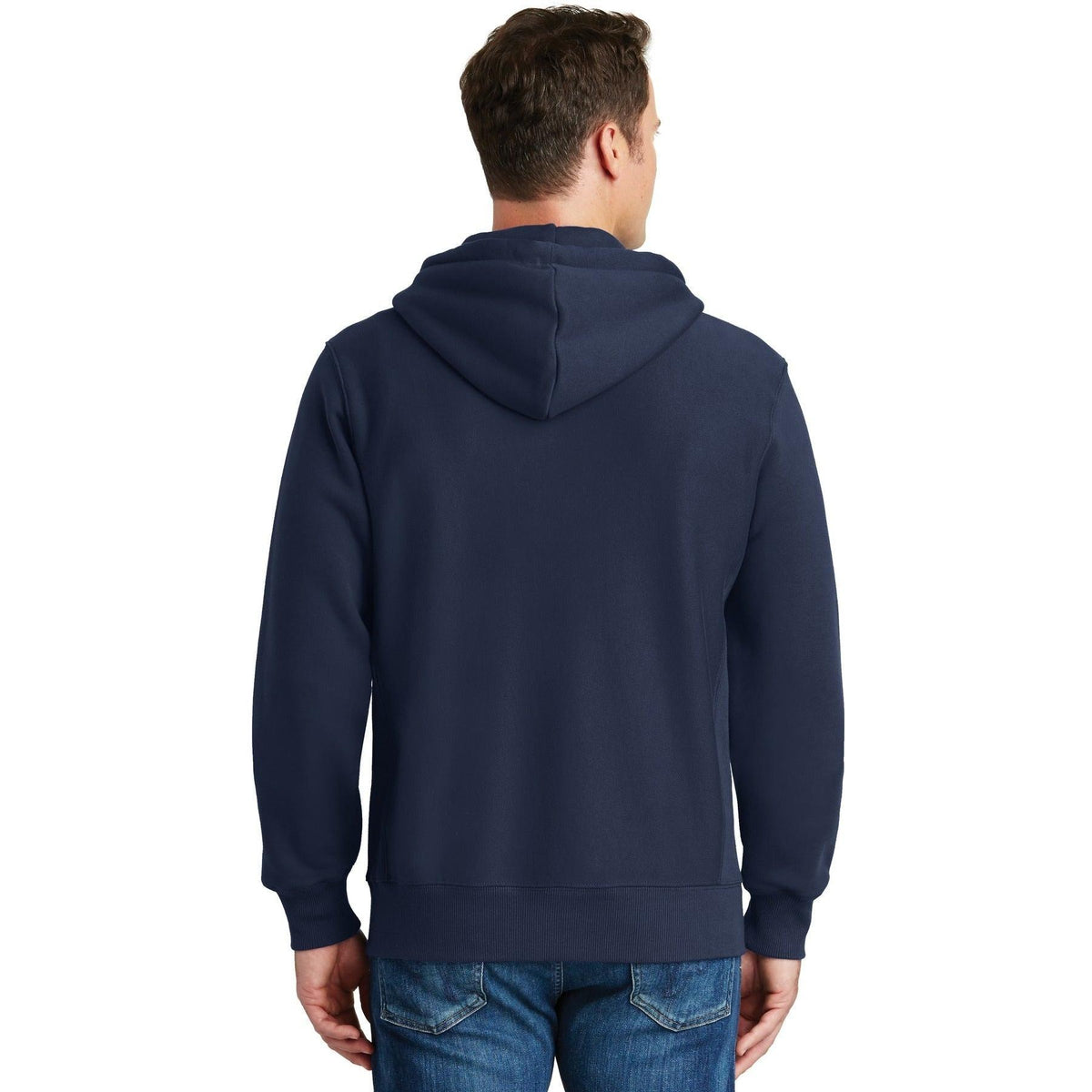 no-logo Port Authority Heavyweight Full Zip Sweatshirt-Full Zips-Port Authority-Thread Logic