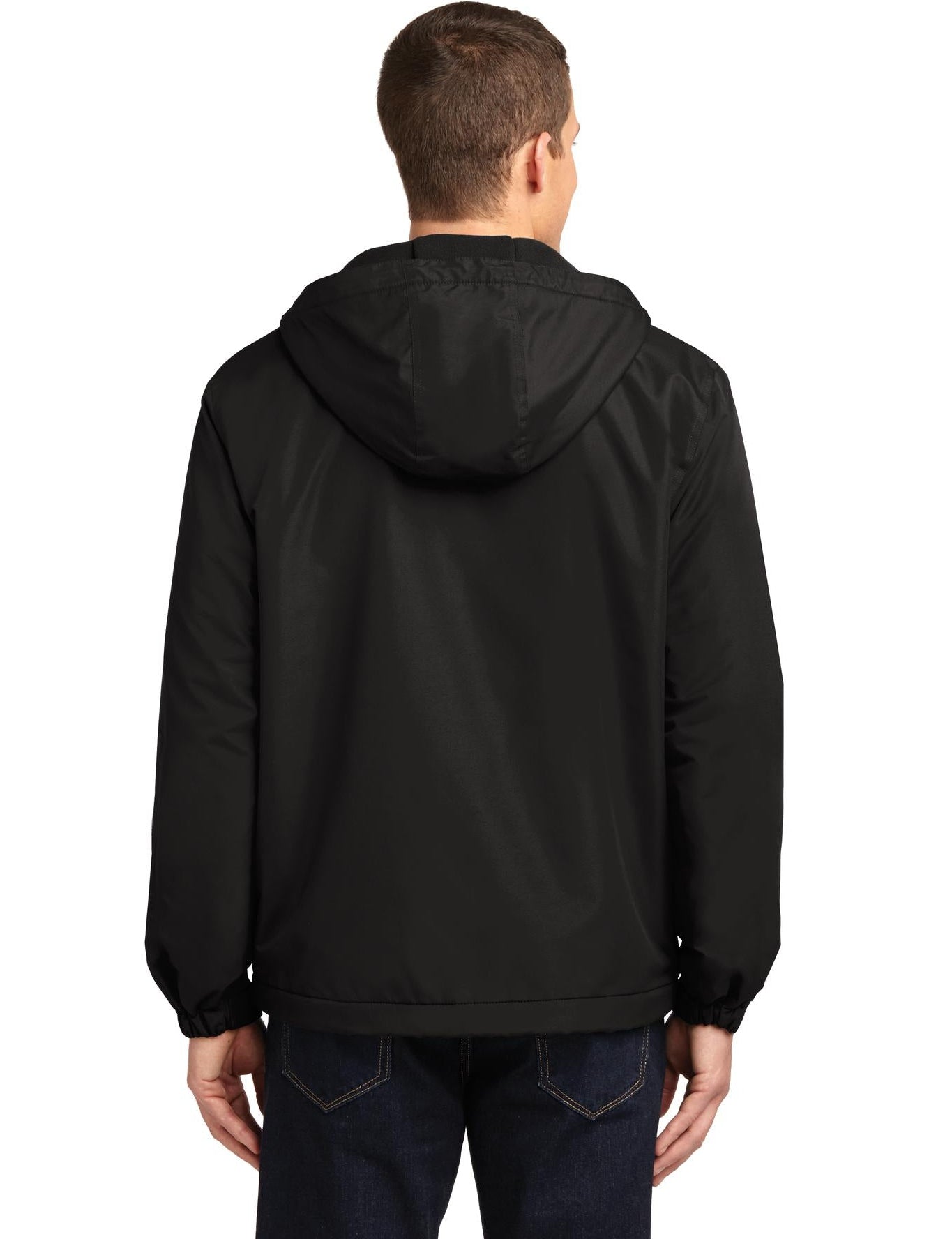 no-logo Port Authority Hooded Charger Jacket-Regular-Port Authority-Thread Logic