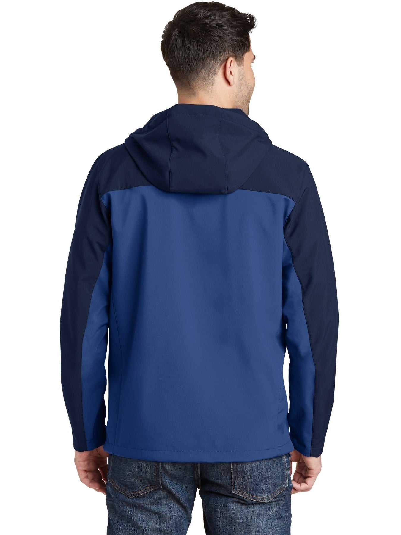 no-logo Port Authority Hooded Core Soft Shell Jacket-Regular-Port Authority-Thread Logic
