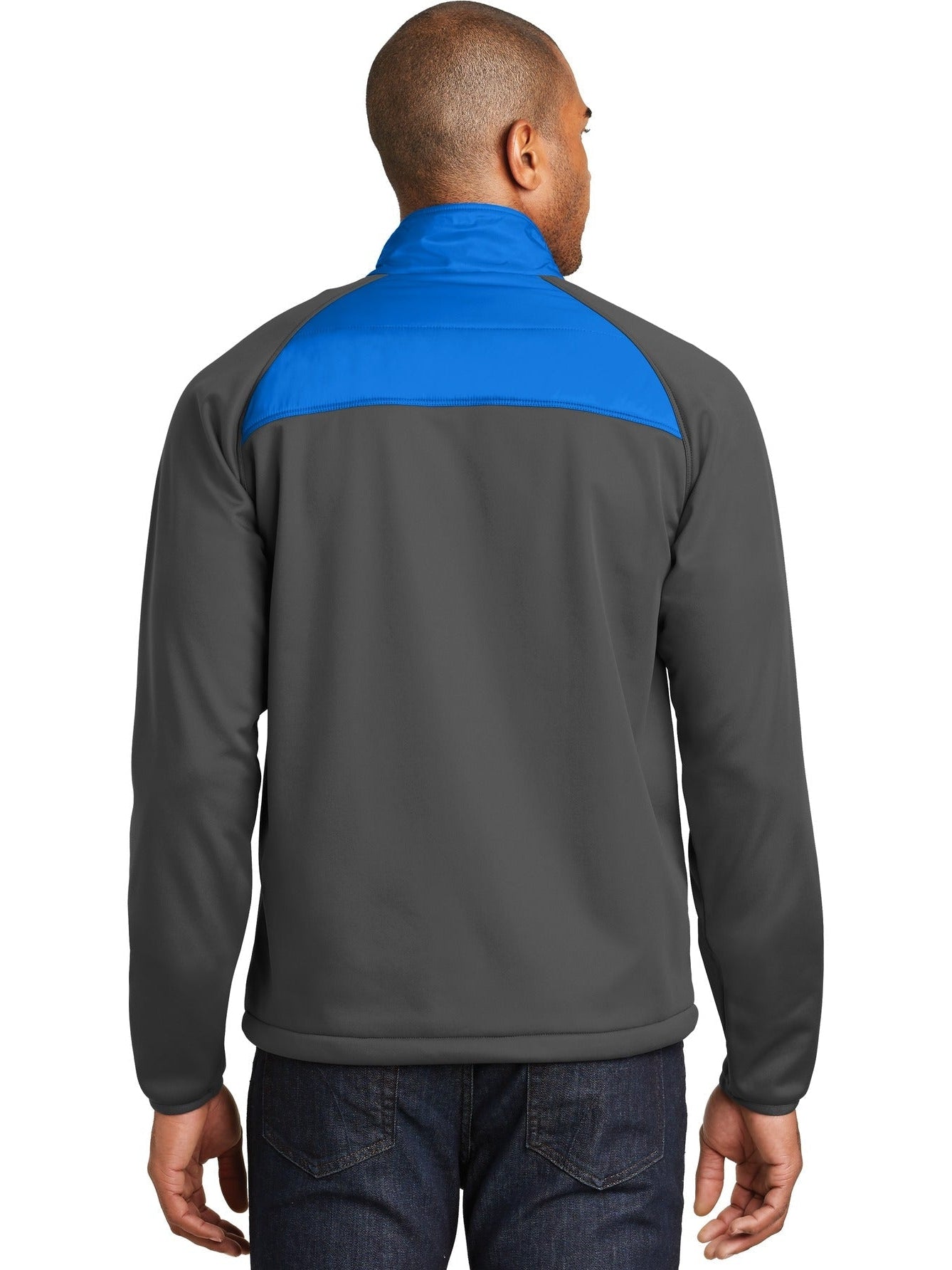 no-logo Port Authority Hybrid Soft Shell Jacket-Regular-Port Authority-Thread Logic