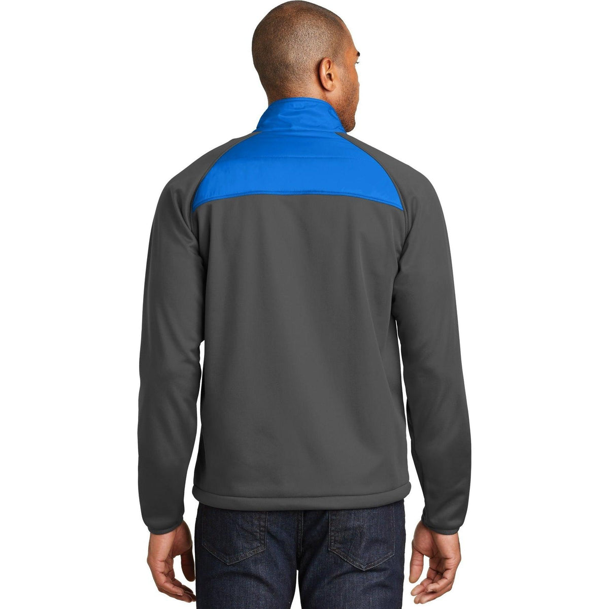 no-logo Port Authority Hybrid Soft Shell Jacket-Regular-Port Authority-Thread Logic