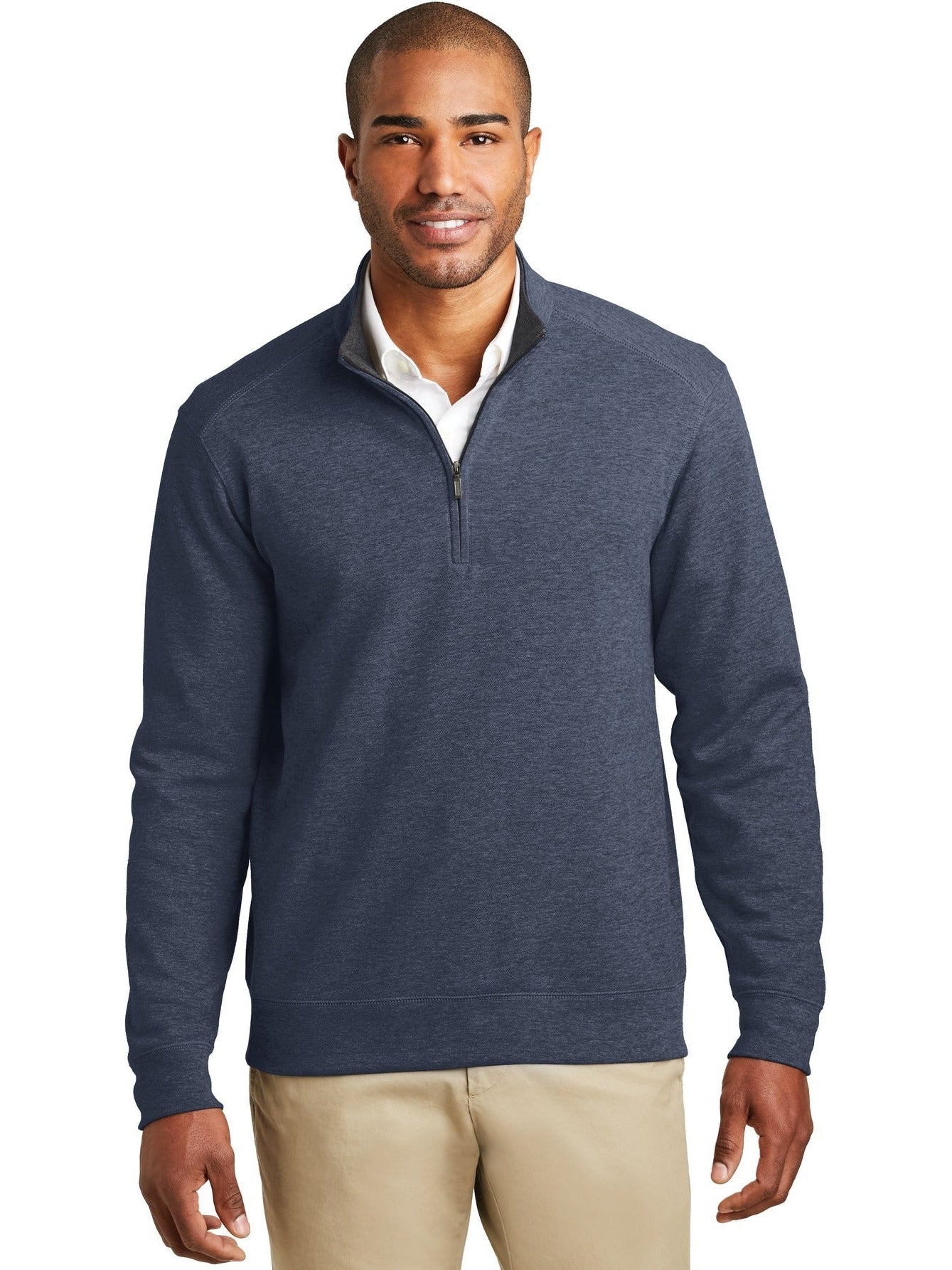 no-logo Port Authority Interlock 1/4-Zip-Regular-Port Authority-Thread Logic