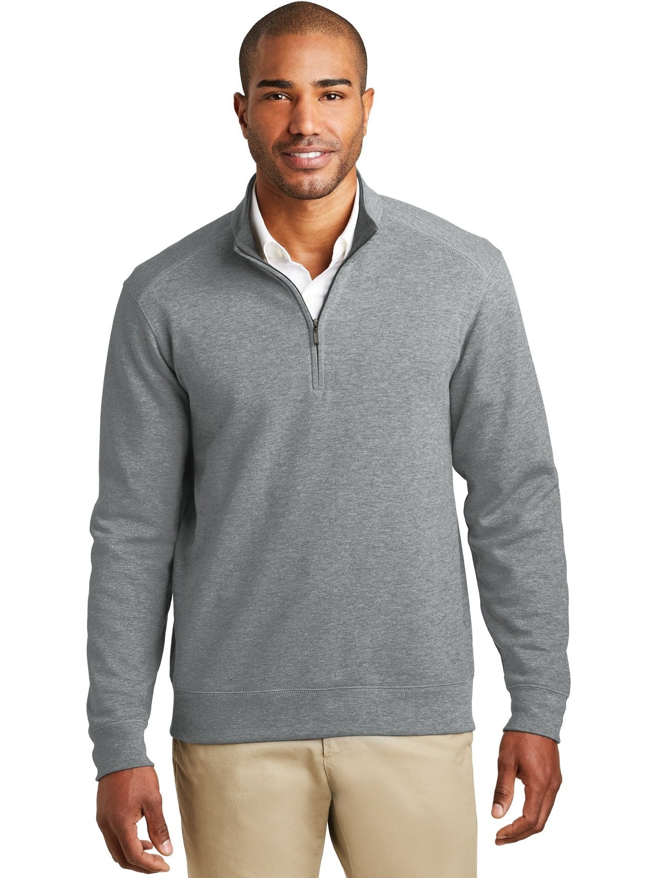 no-logo Port Authority Interlock 1/4-Zip-Regular-Port Authority-Thread Logic