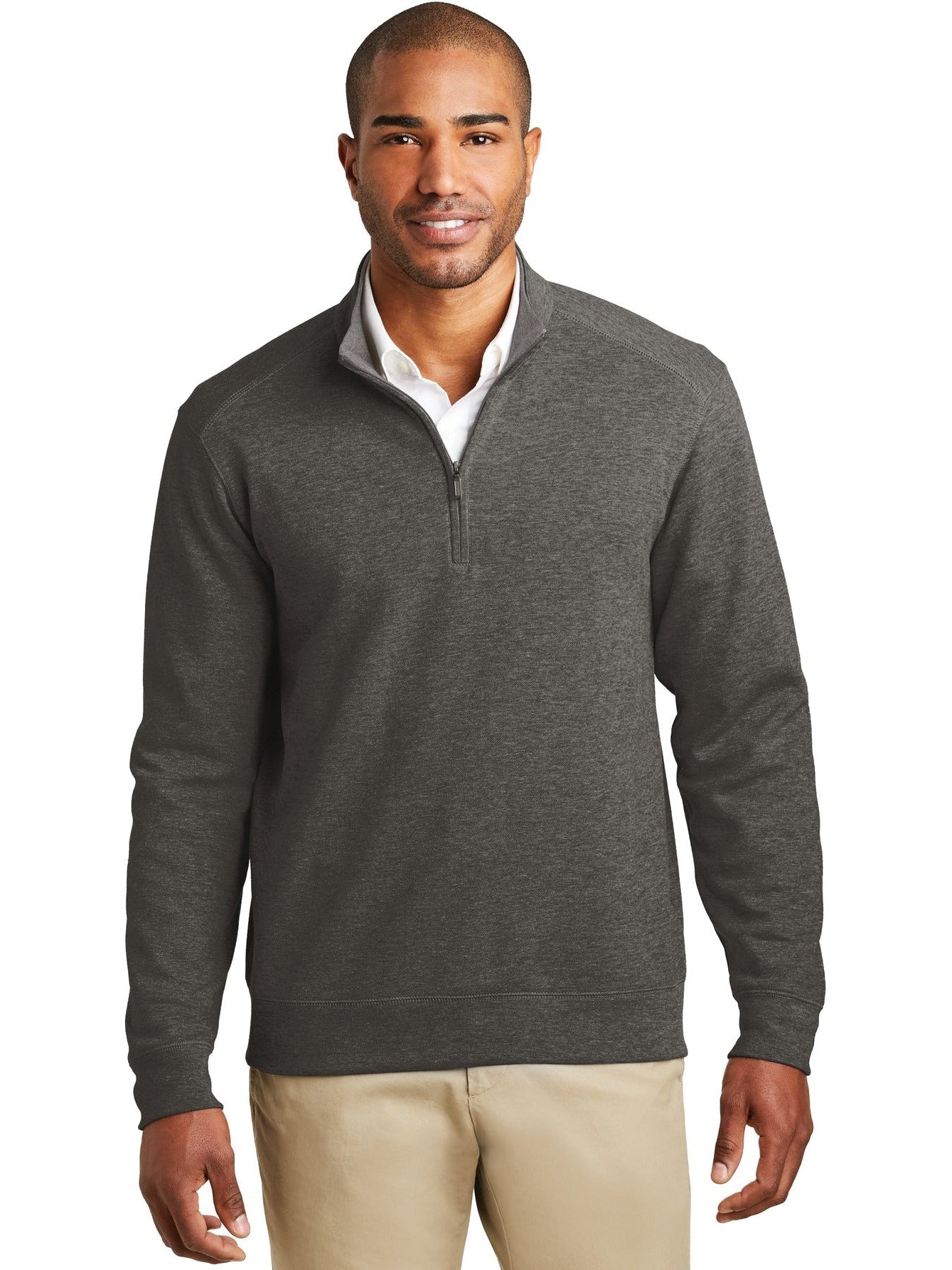 no-logo Port Authority Interlock 1/4-Zip-Regular-Port Authority-Thread Logic