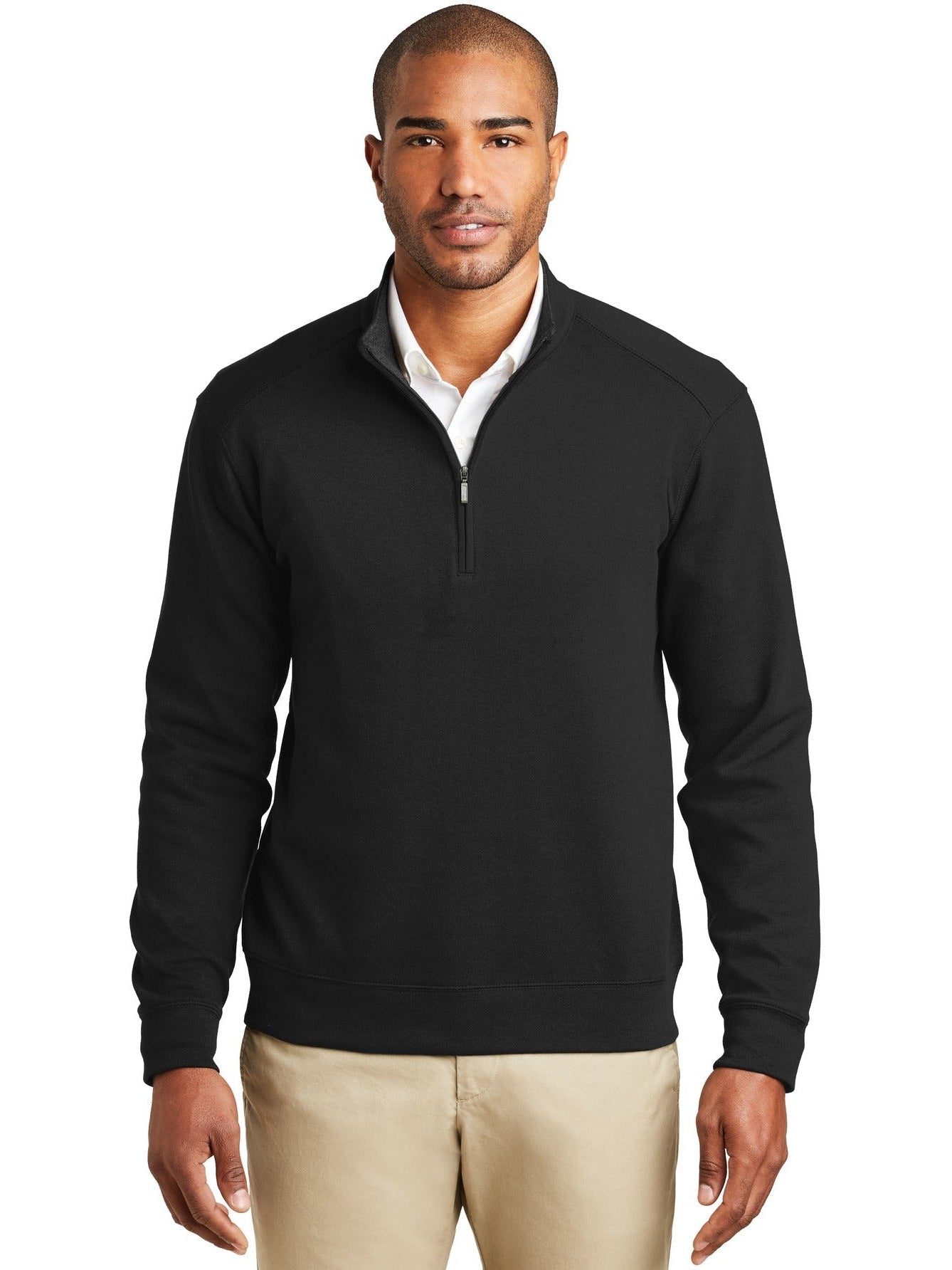no-logo Port Authority Interlock 1/4-Zip-Regular-Port Authority-Thread Logic