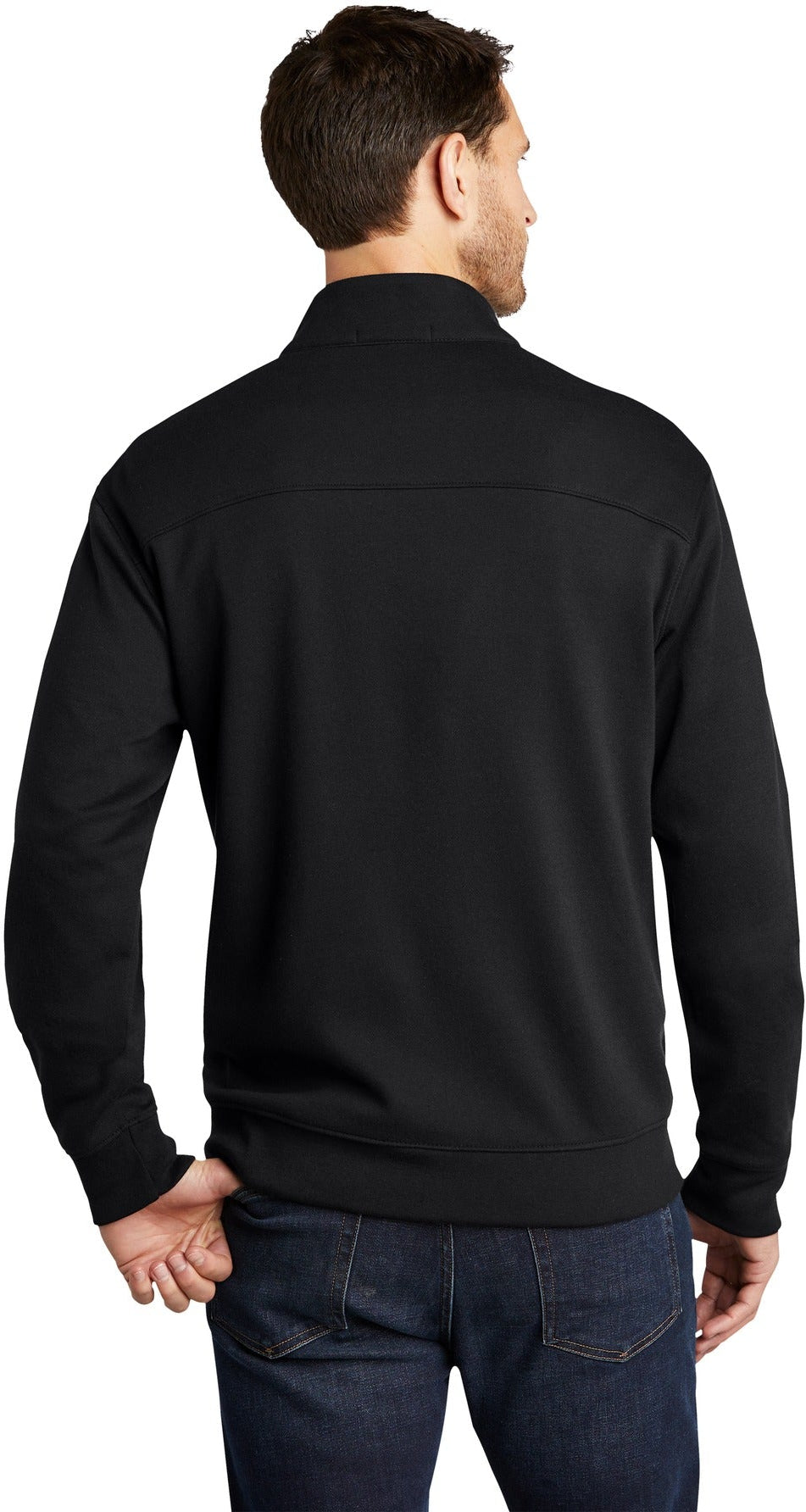 no-logo Port Authority Interlock Full-Zip-Regular-Port Authority-Thread Logic