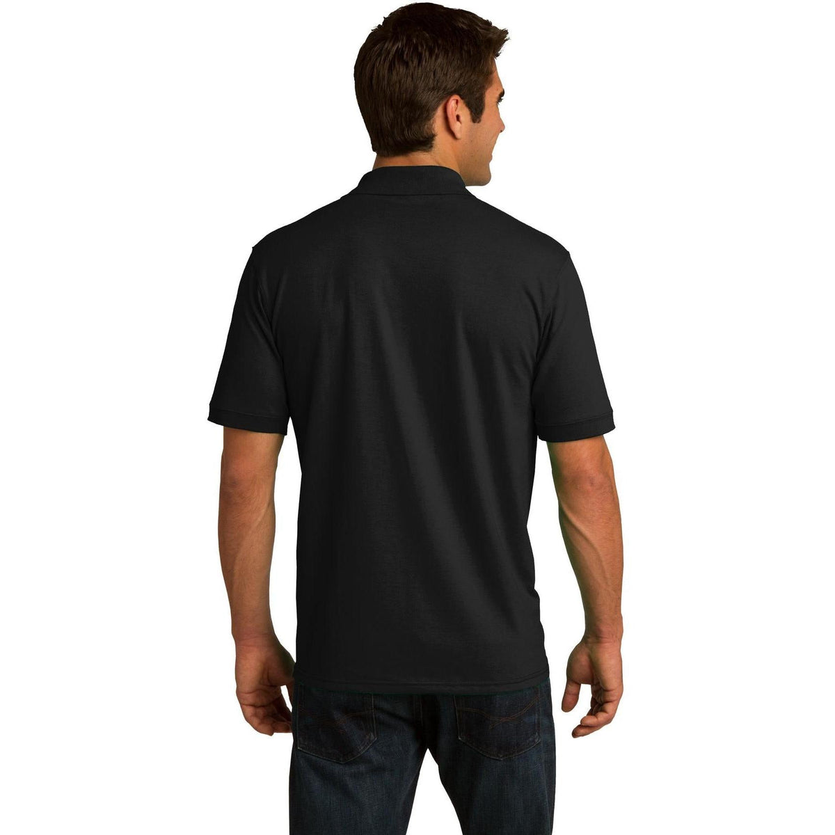 no-logo Port & Company Jersey Knit Polo Shirt-Regular-Port & Company-Thread Logic