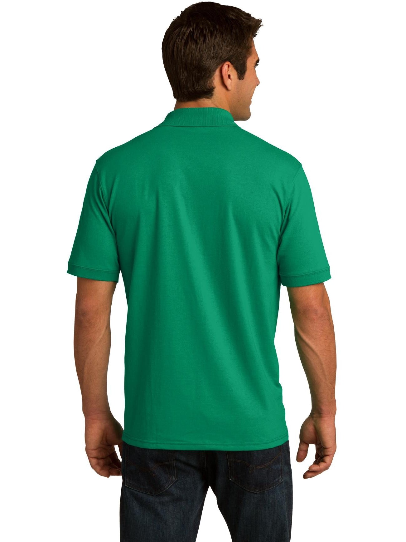 no-logo Port Authority Jersey Knit Polo Shirt-Regular-Port Authority-Thread Logic