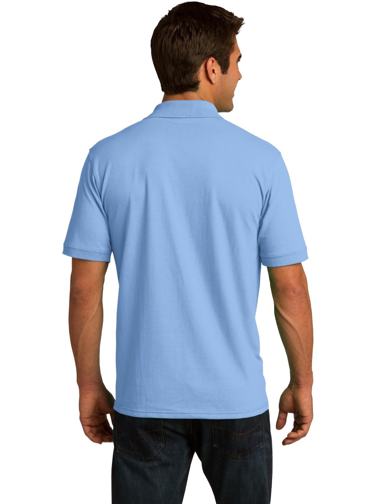 no-logo Port Authority Jersey Knit Polo Shirt-Regular-Port Authority-Thread Logic