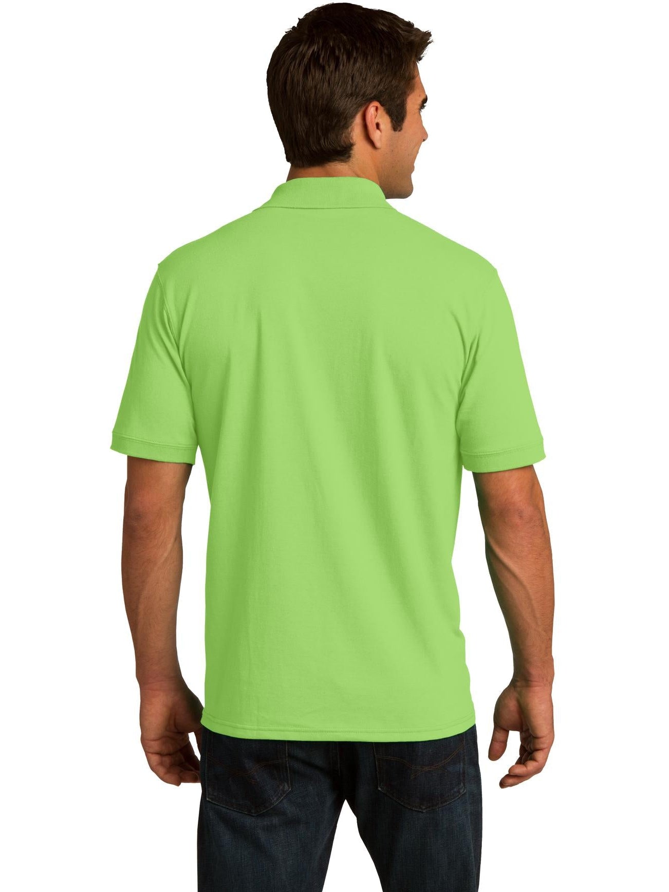 no-logo Port Authority Jersey Knit Polo Shirt-Regular-Port Authority-Thread Logic