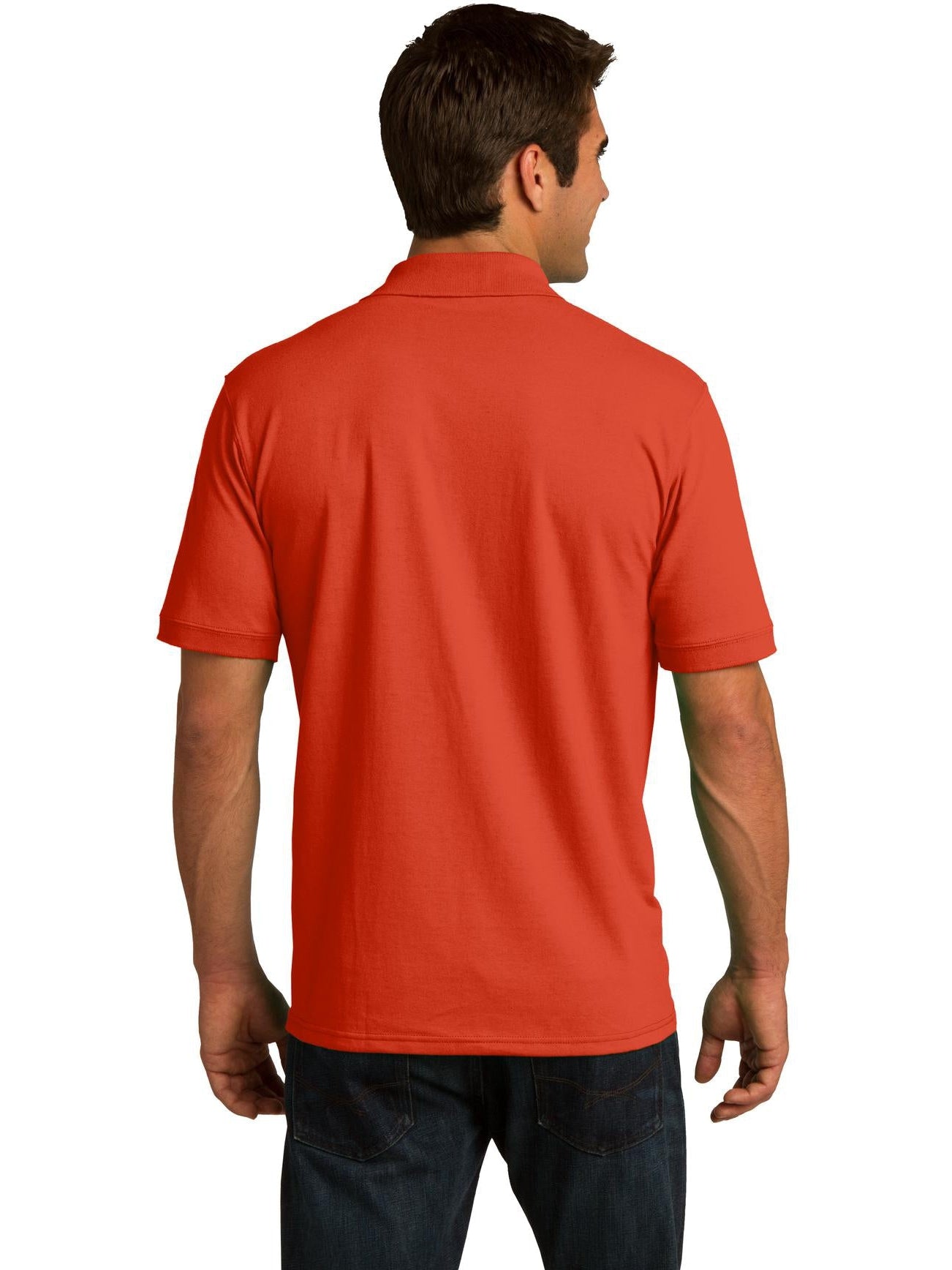 no-logo Port Authority Jersey Knit Polo Shirt-Regular-Port Authority-Thread Logic