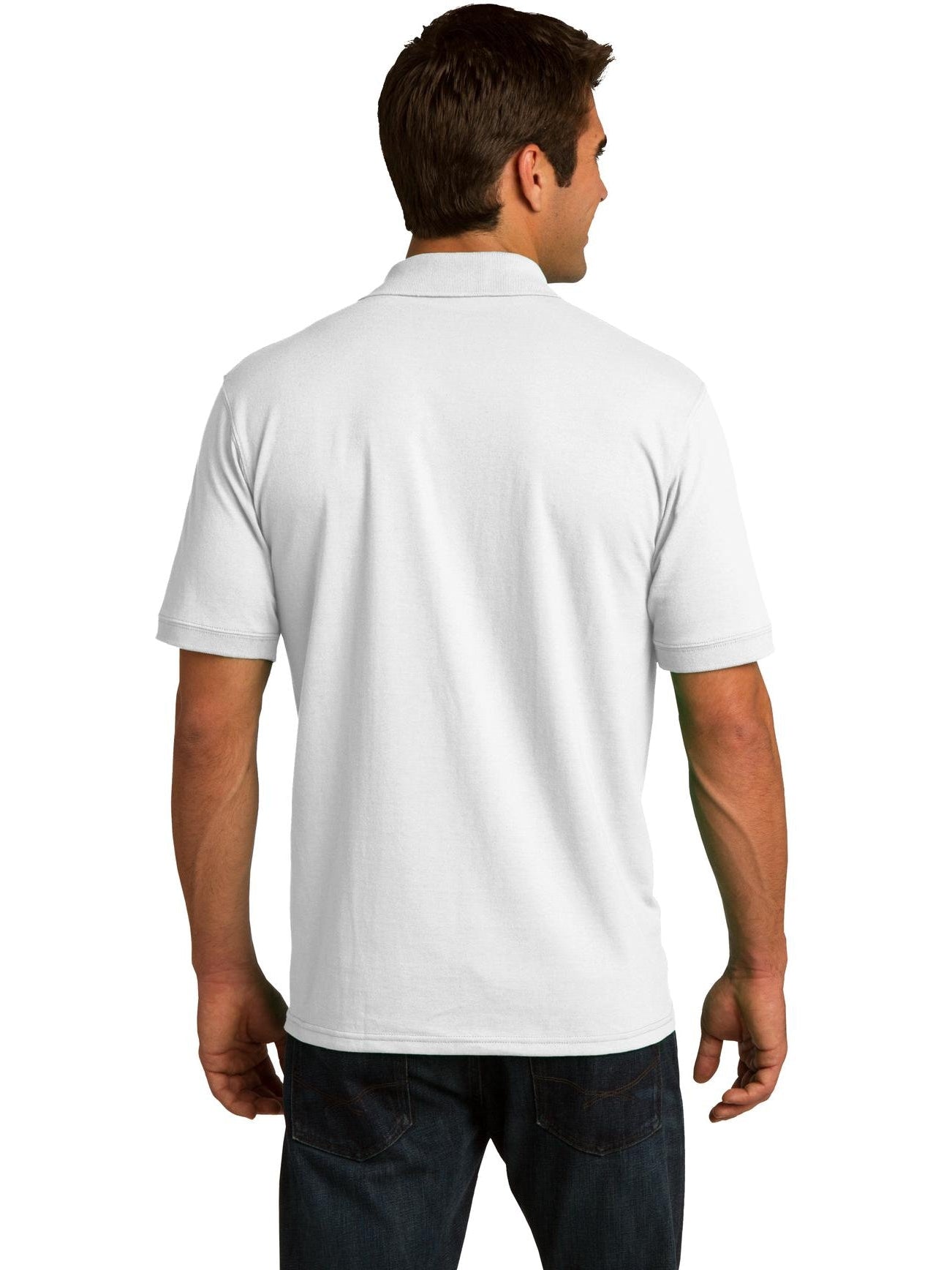 no-logo Port Authority Jersey Knit Polo Shirt-Regular-Port Authority-Thread Logic