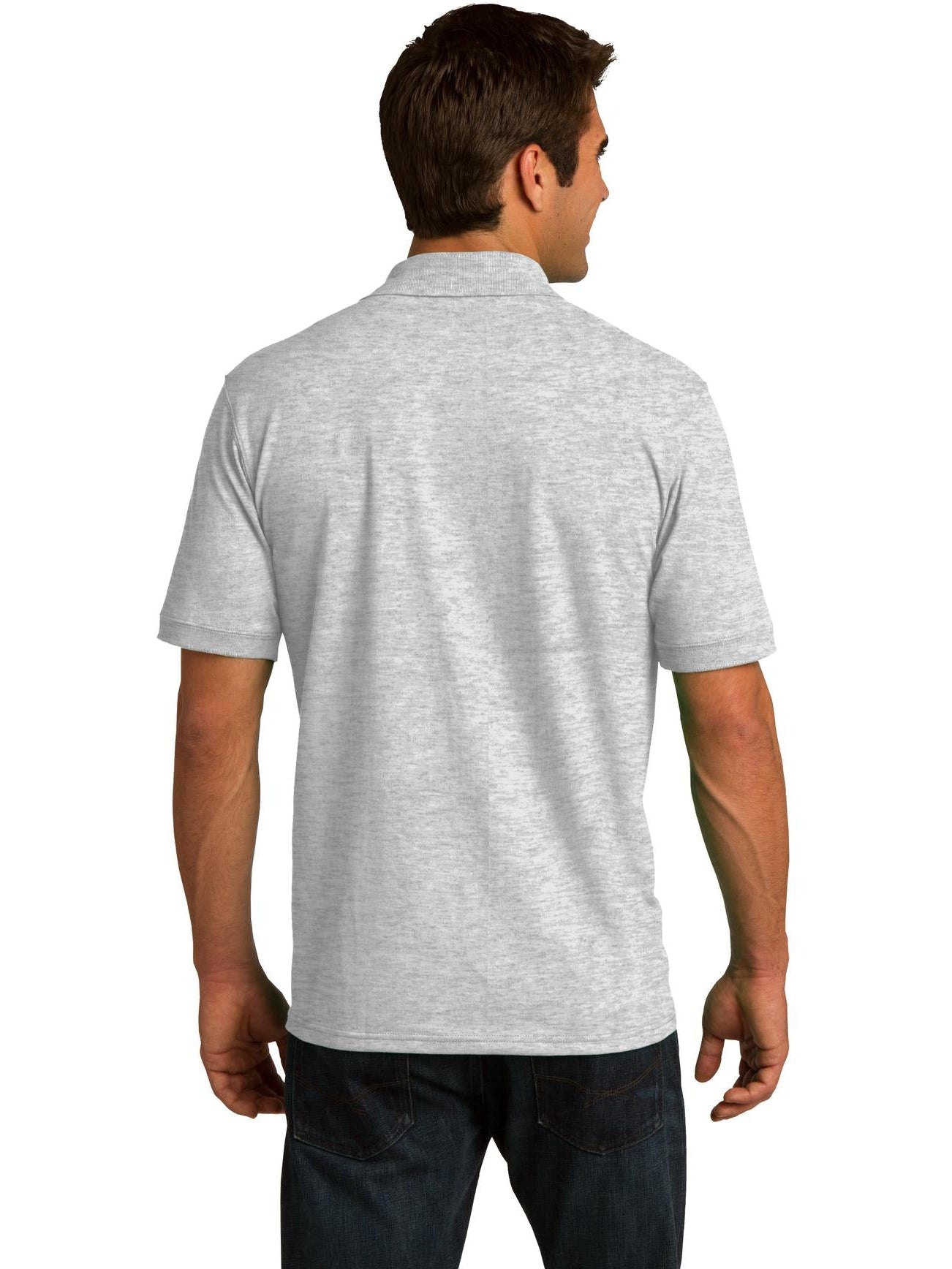 no-logo Port Authority Jersey Knit Polo Shirt-Regular-Port Authority-Thread Logic