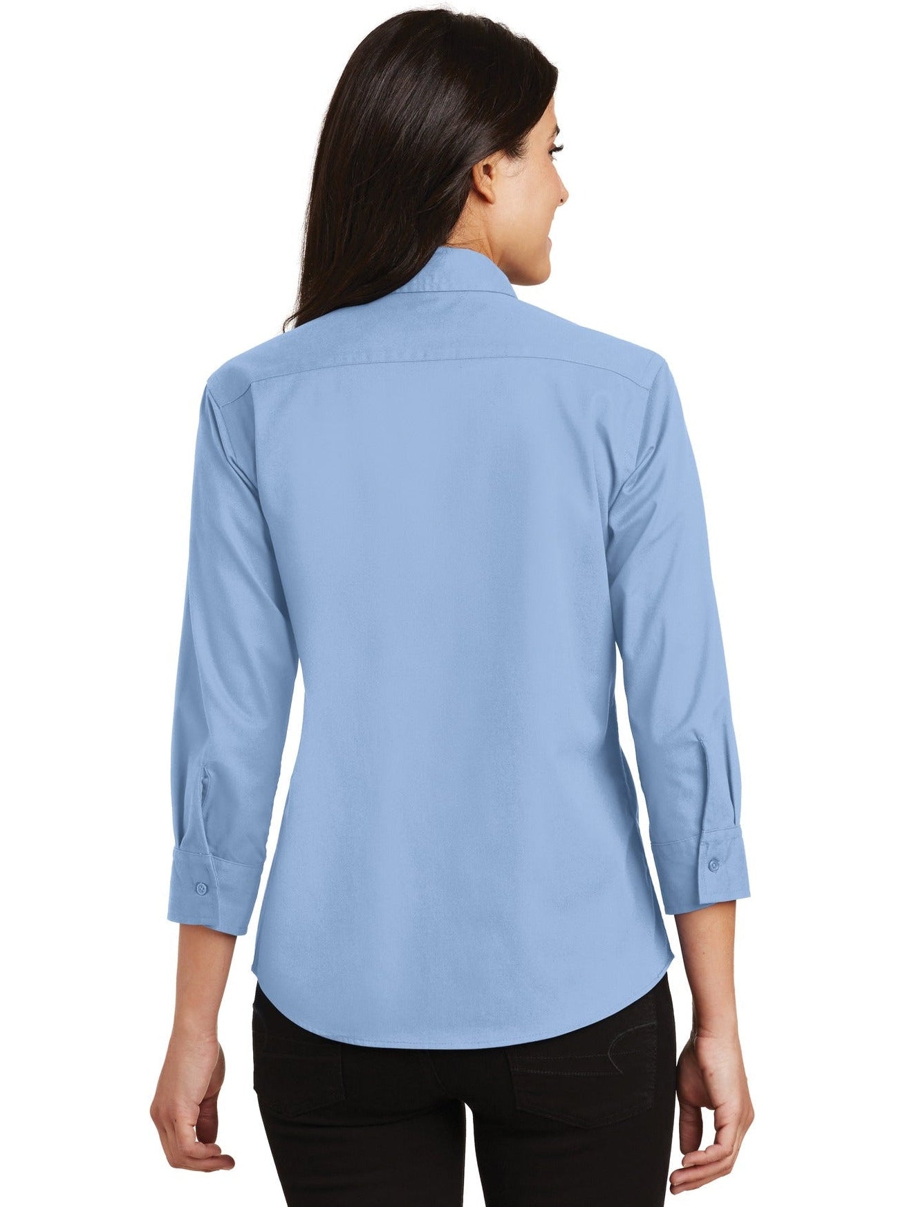 no-logo Port Authority Ladies 3/4-Sleeve Easy Care-Regular-Port Authority-Thread Logic