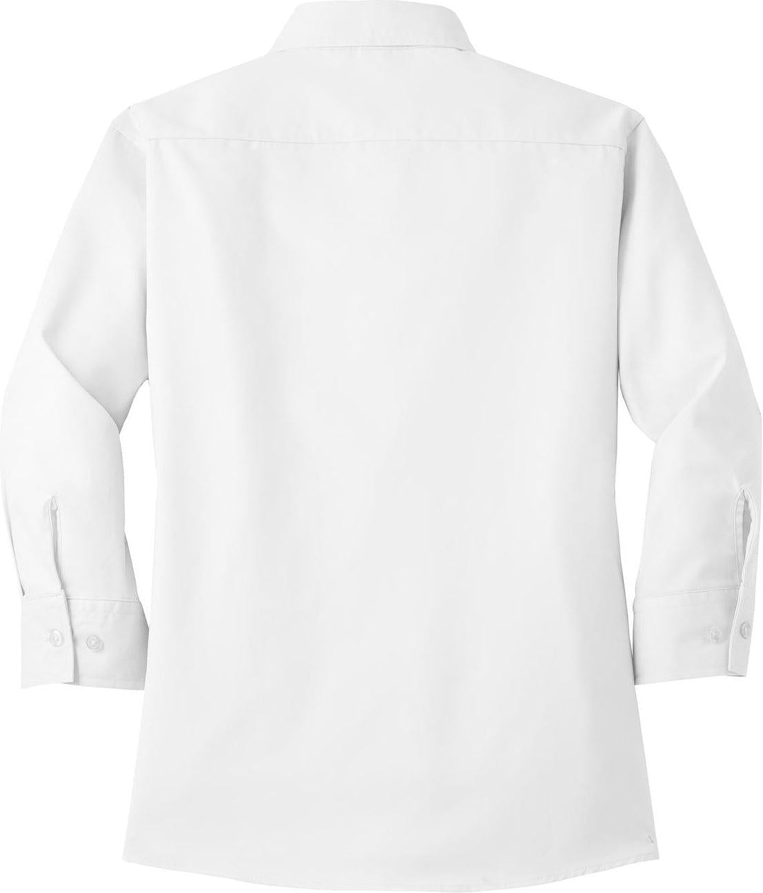 no-logo Port Authority Ladies 3/4-Sleeve Easy Care-Regular-Port Authority-Thread Logic