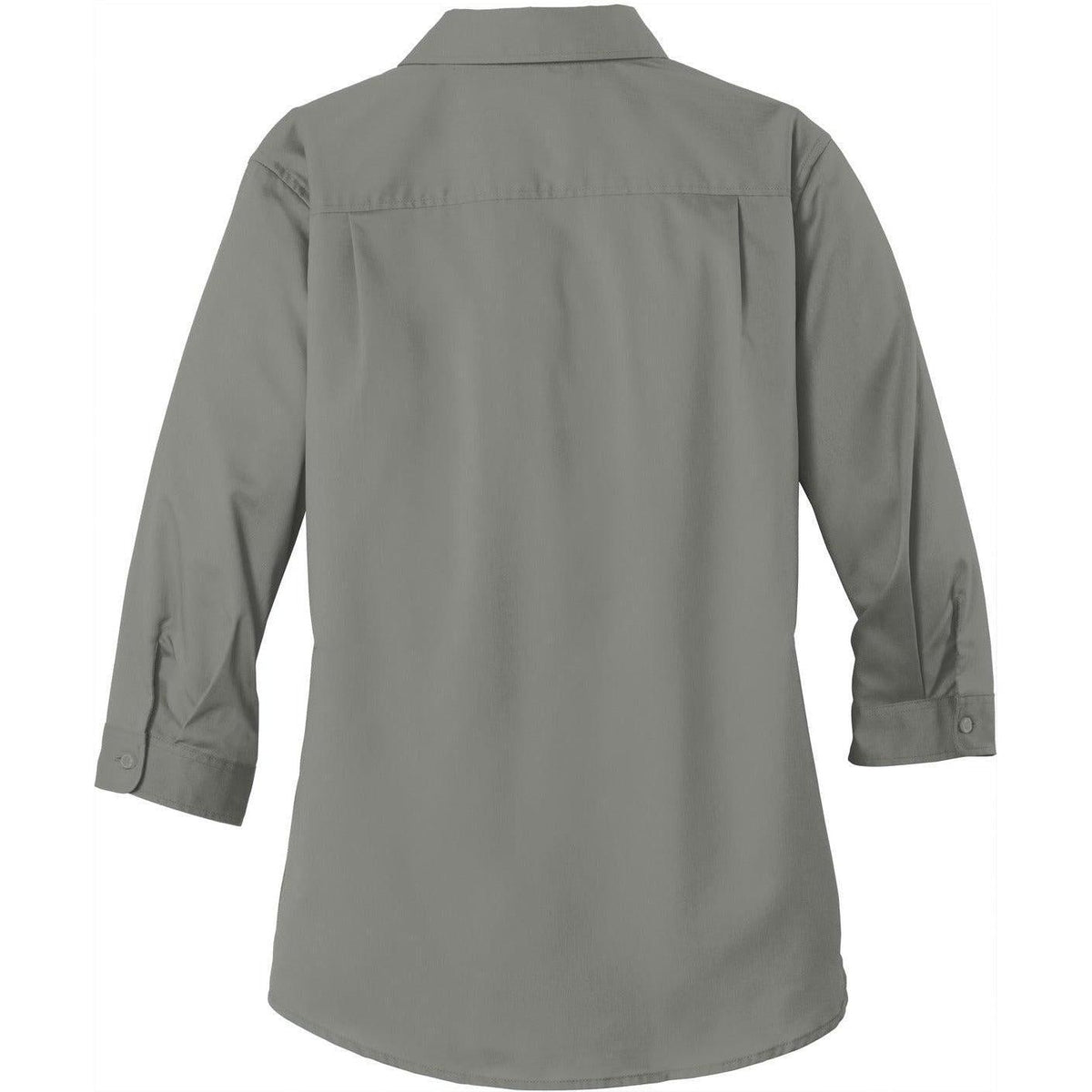 no-logo Port Authority Ladies 3/4 Sleeve SuperPro Twill Shirt-Discontinued-Port Authority-Thread Logic