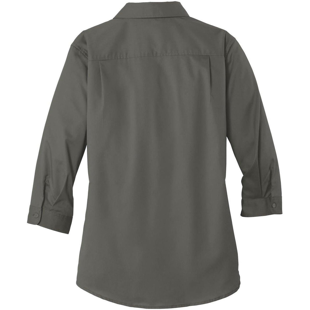 no-logo Port Authority Ladies 3/4 Sleeve SuperPro Twill Shirt-Discontinued-Port Authority-Thread Logic