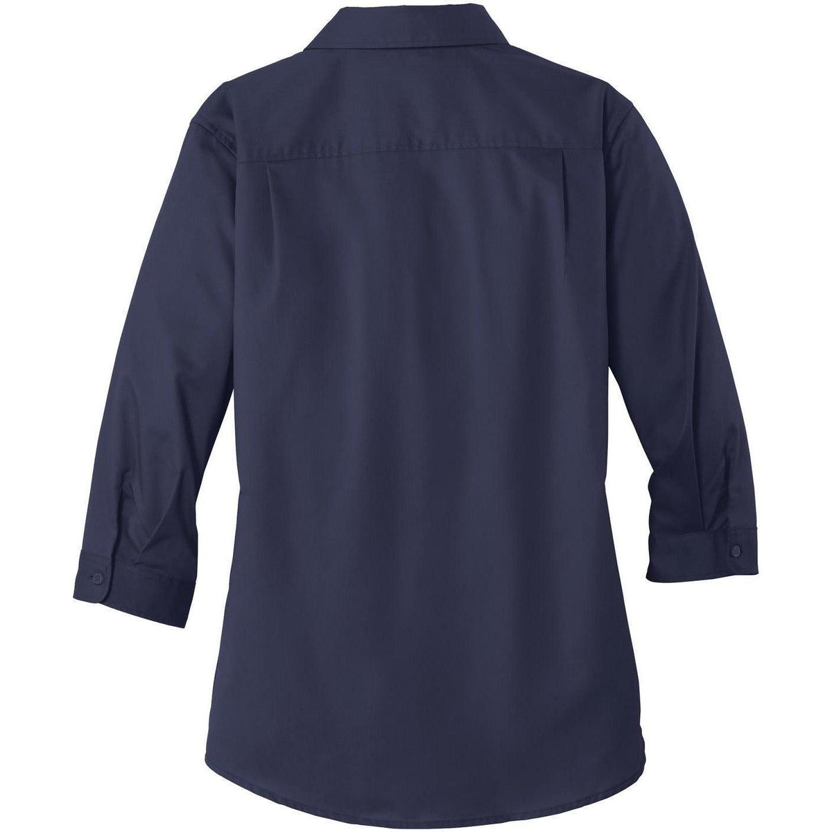 no-logo Port Authority Ladies 3/4 Sleeve SuperPro Twill Shirt-Discontinued-Port Authority-Thread Logic