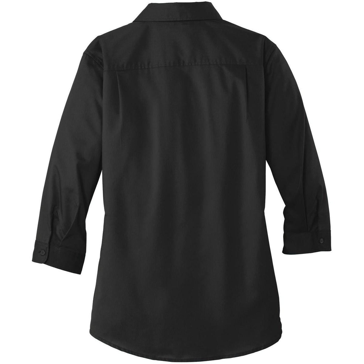 no-logo Port Authority Ladies 3/4 Sleeve SuperPro Twill Shirt-Discontinued-Port Authority-Thread Logic