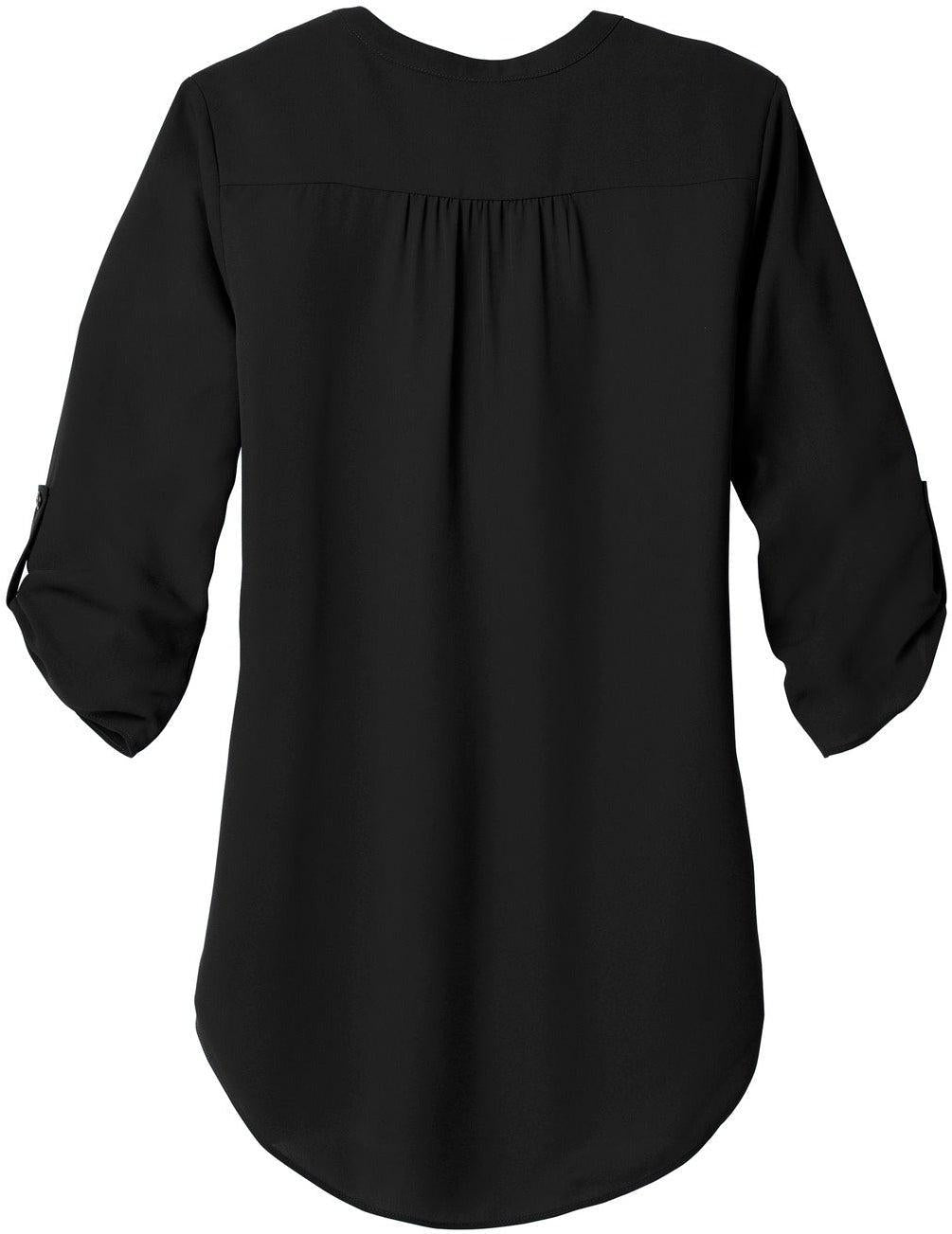 no-logo Port Authority Ladies 3/4-Sleeve Tunic Blouse-Regular-Port Authority-Thread Logic
