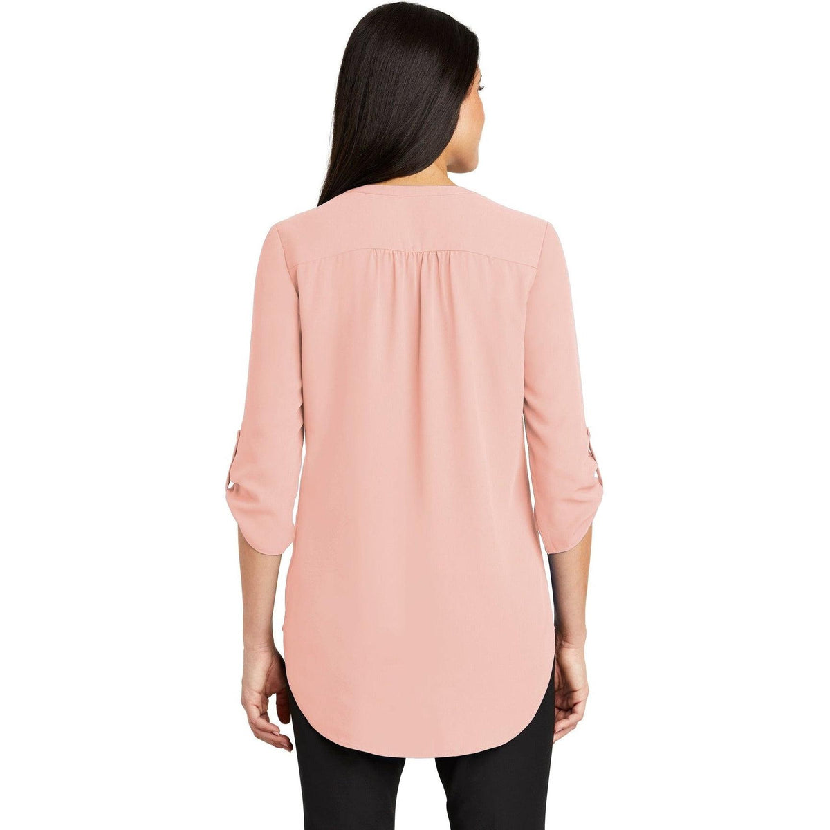 no-logo Port Authority Ladies 3/4-Sleeve Tunic Blouse-Regular-Port Authority-Thread Logic