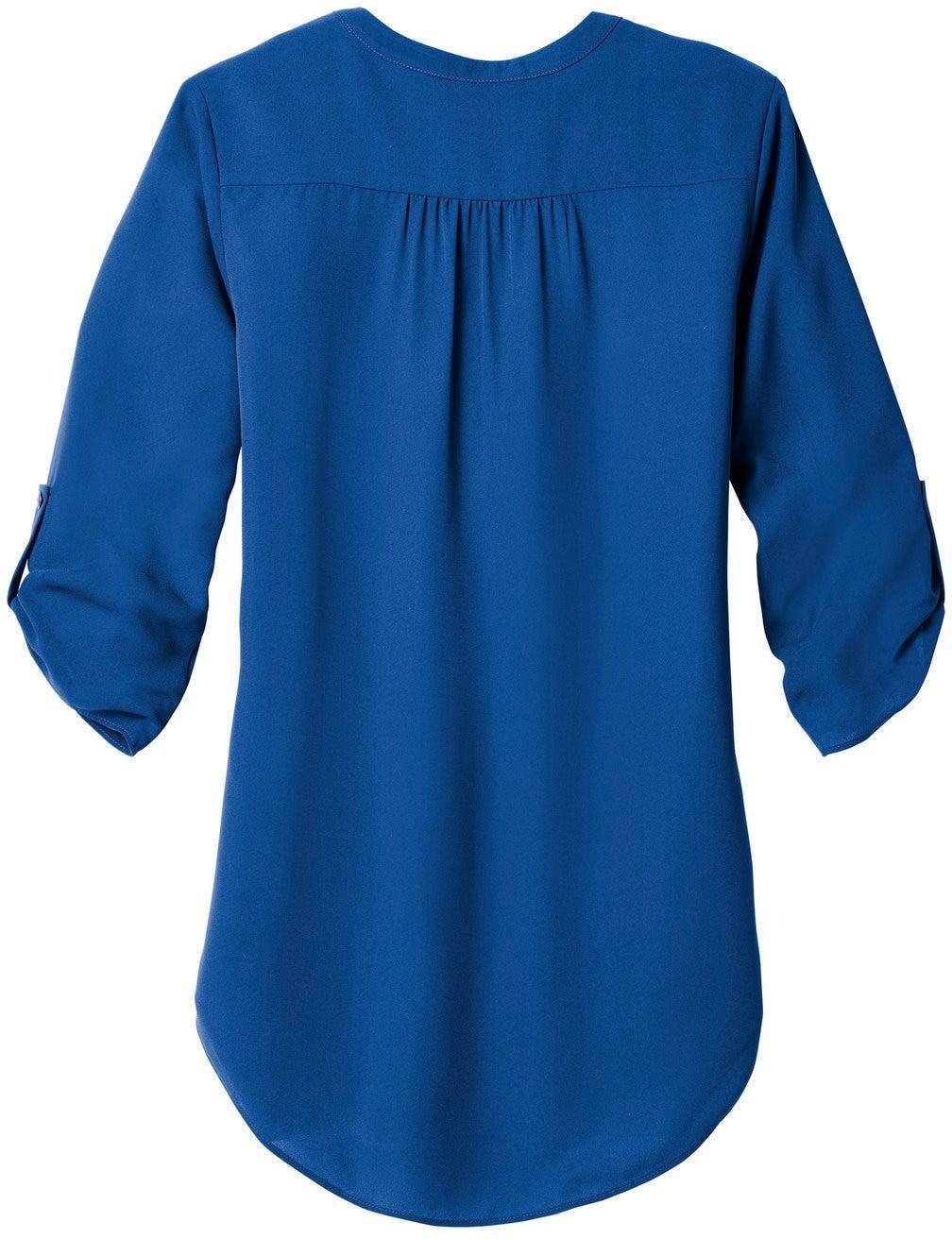 no-logo Port Authority Ladies 3/4-Sleeve Tunic Blouse-Regular-Port Authority-Thread Logic
