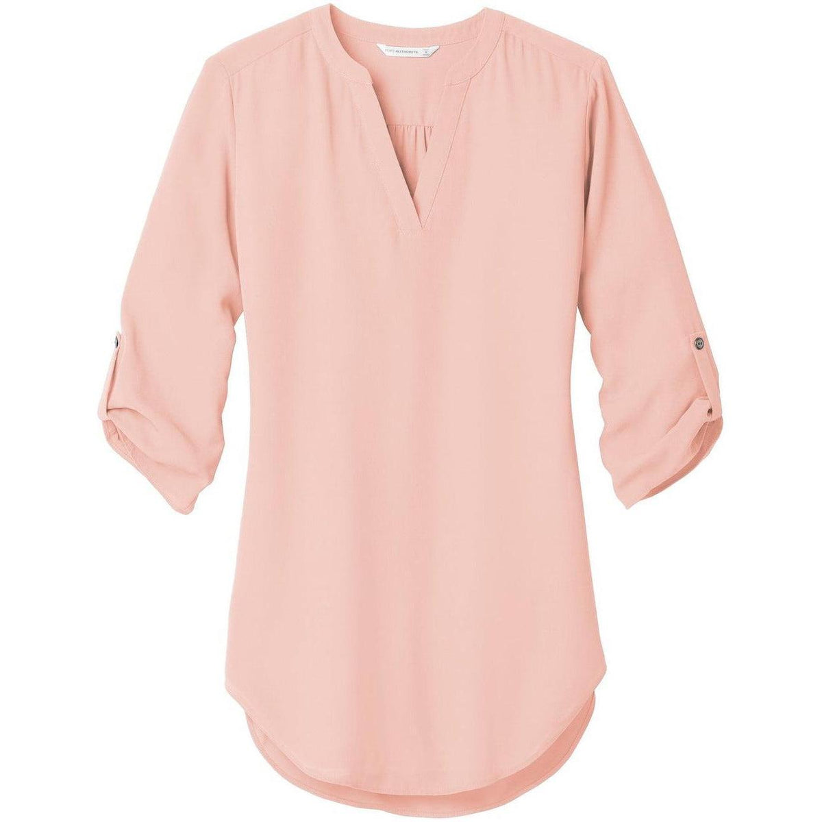 no-logo Port Authority Ladies 3/4-Sleeve Tunic Blouse