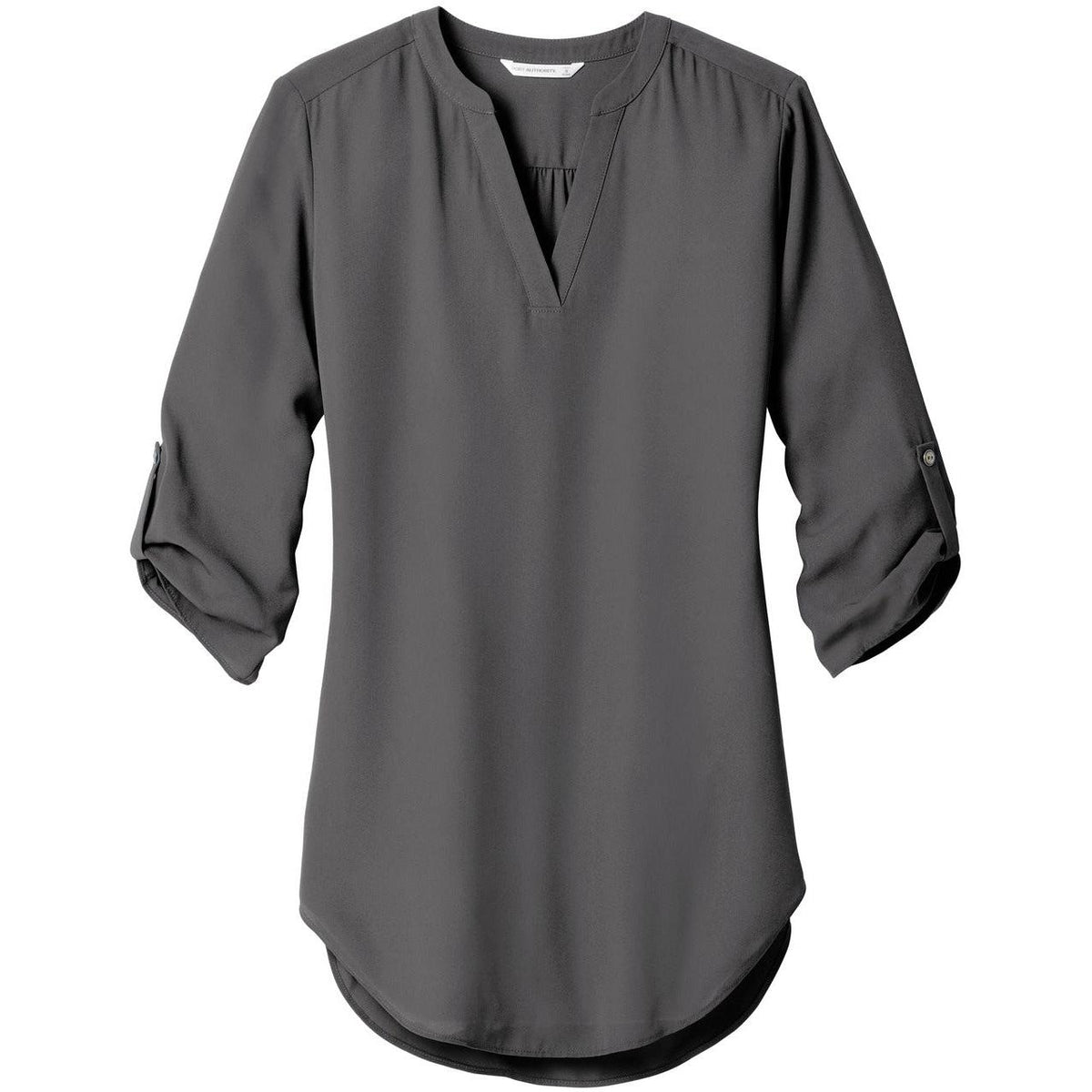 no-logo Port Authority Ladies 3/4-Sleeve Tunic Blouse