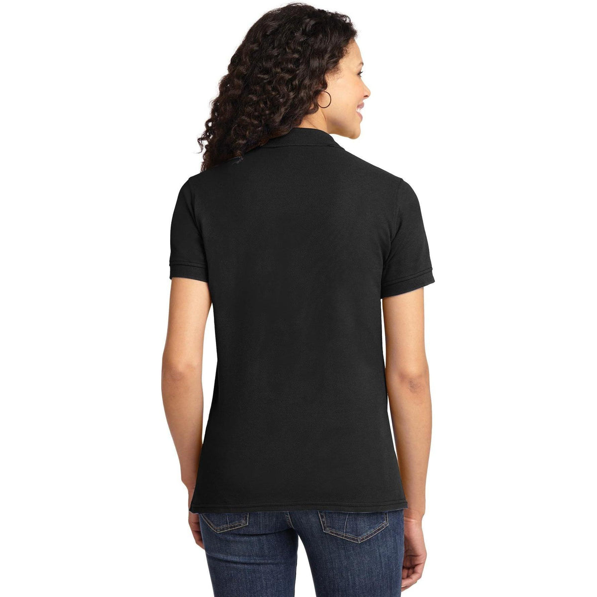 no-logo Port & Co Women's Core Blend Pique Polo-Regular-Port Authority-Thread Logic