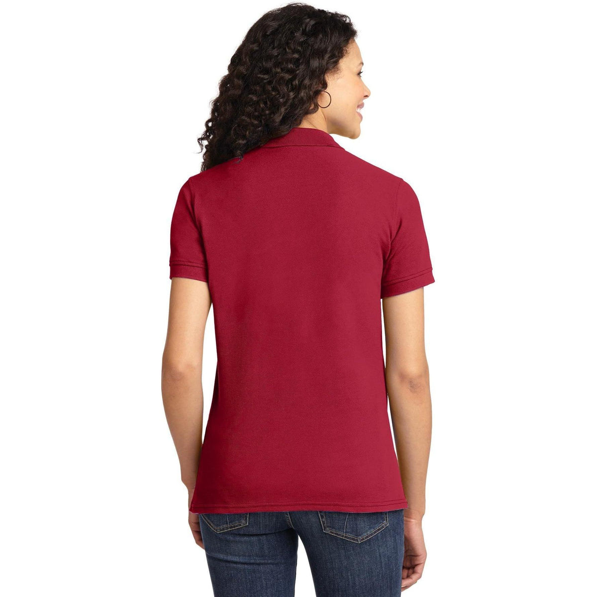no-logo Port & Co Women's Core Blend Pique Polo-Regular-Port Authority-Thread Logic