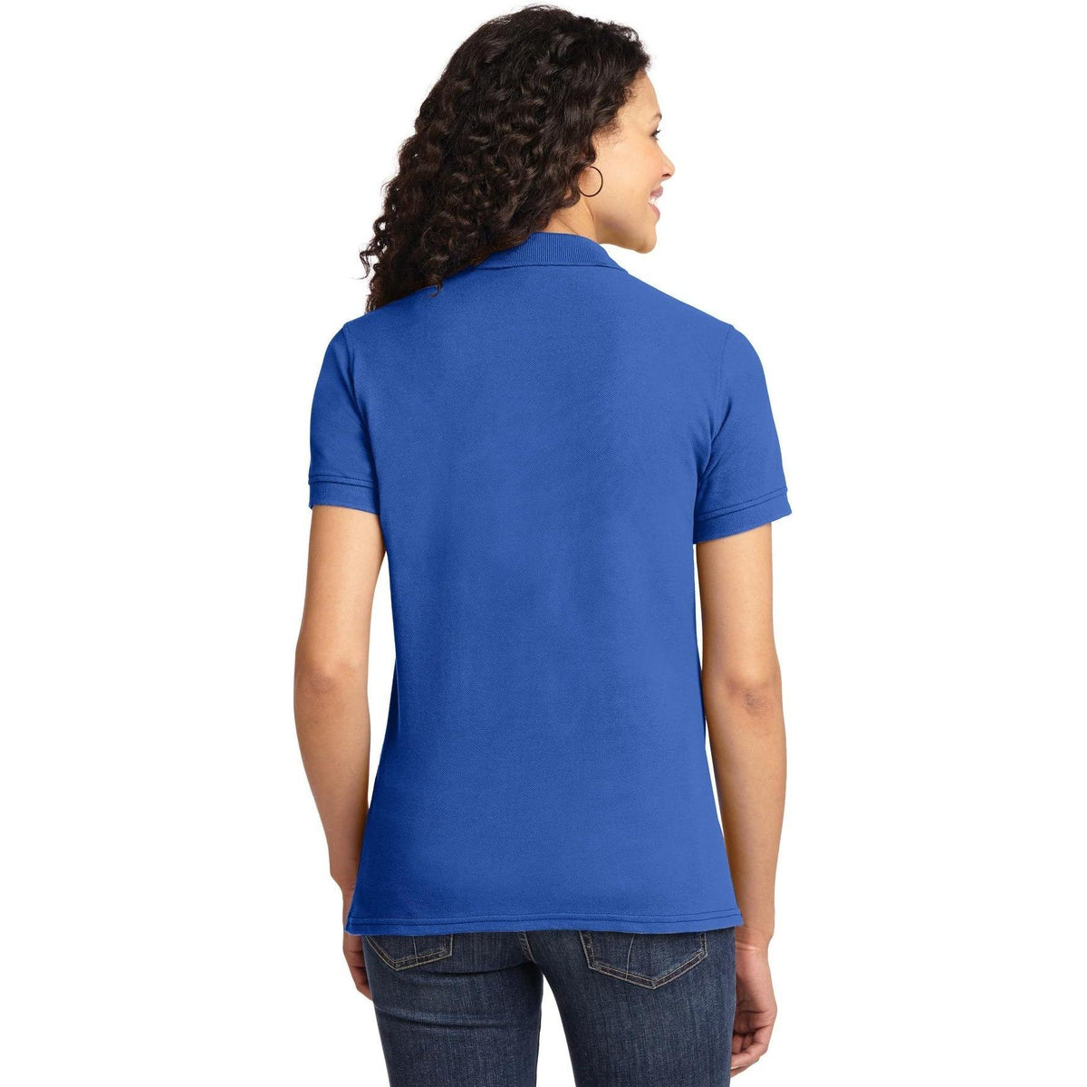 no-logo Port & Co Women's Core Blend Pique Polo-Regular-Port Authority-Thread Logic