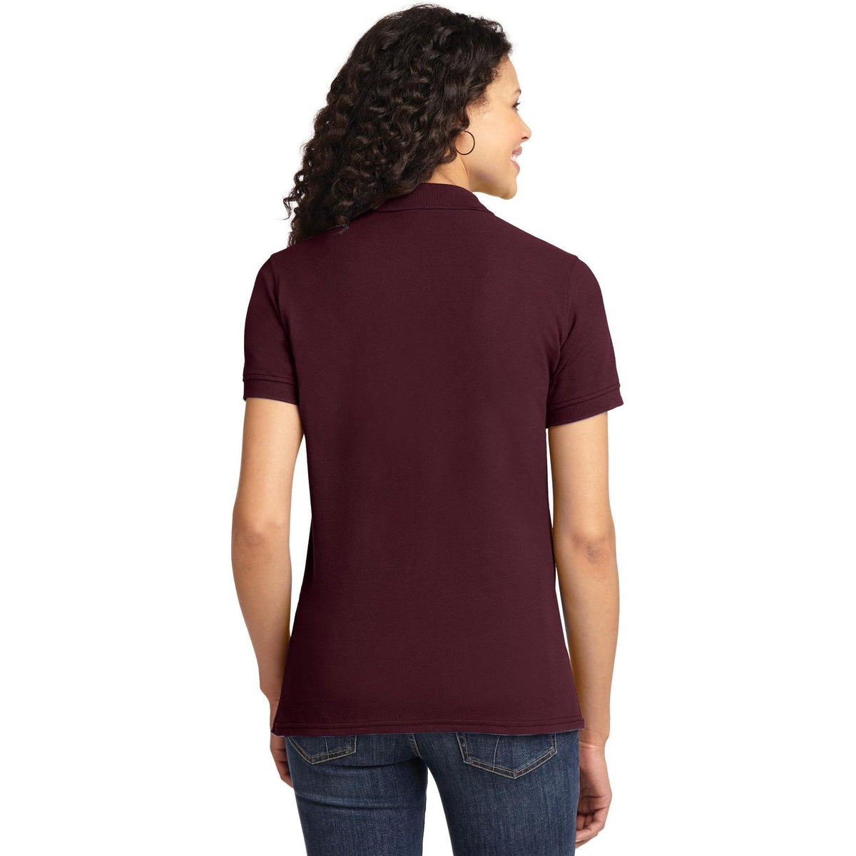 no-logo Port & Co Women's Core Blend Pique Polo-Regular-Port Authority-Thread Logic