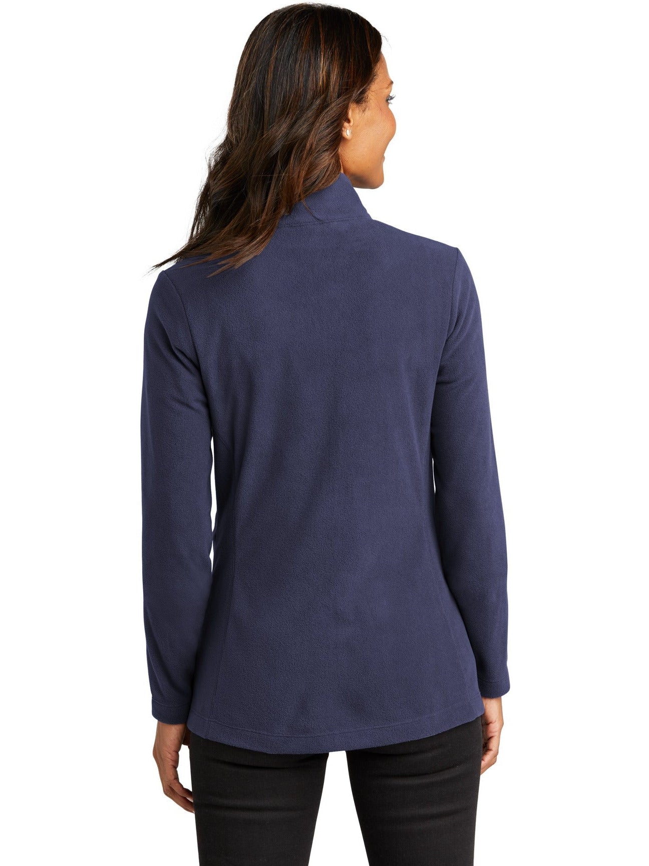 no-logo Port Authority Ladies Accord Microfleece Jacket-Regular-Port Authority-Thread Logic