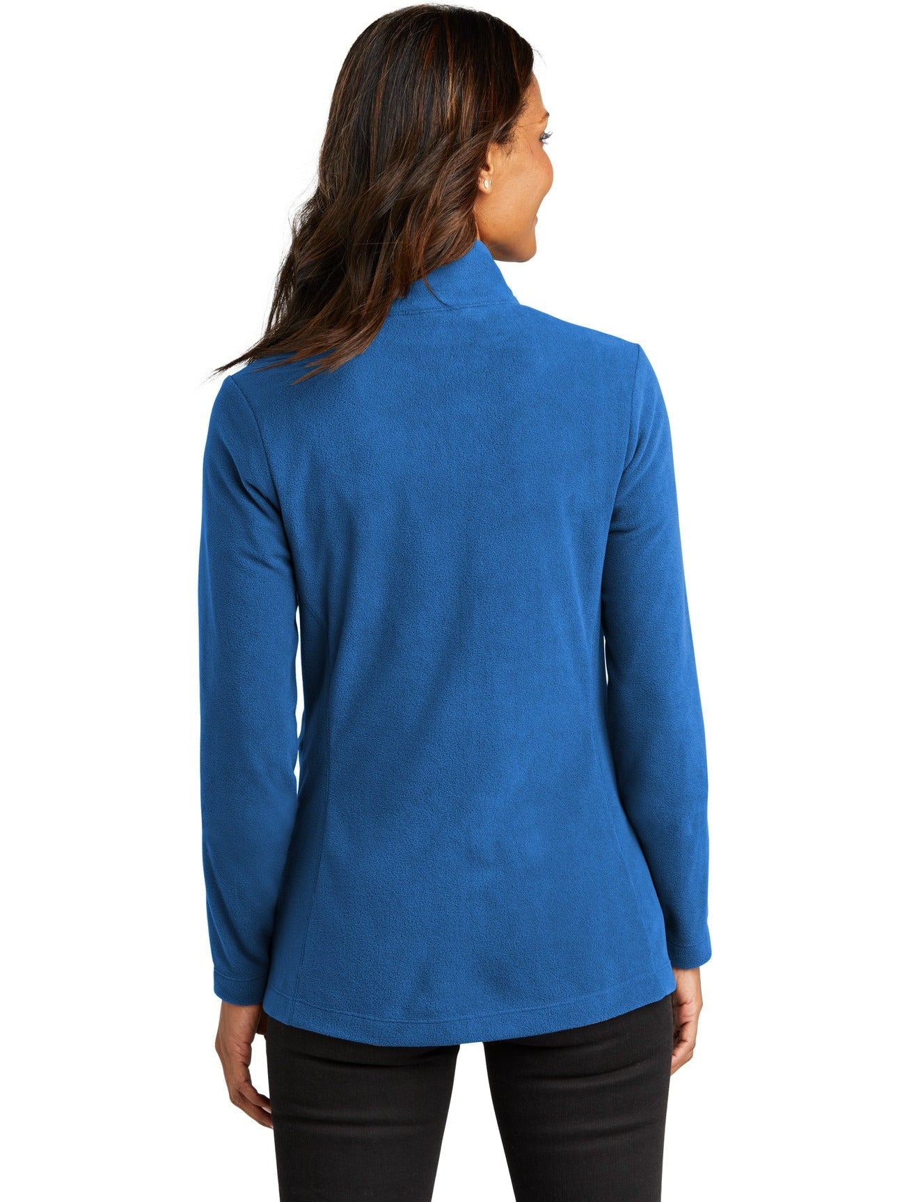 no-logo Port Authority Ladies Accord Microfleece Jacket-Regular-Port Authority-Thread Logic