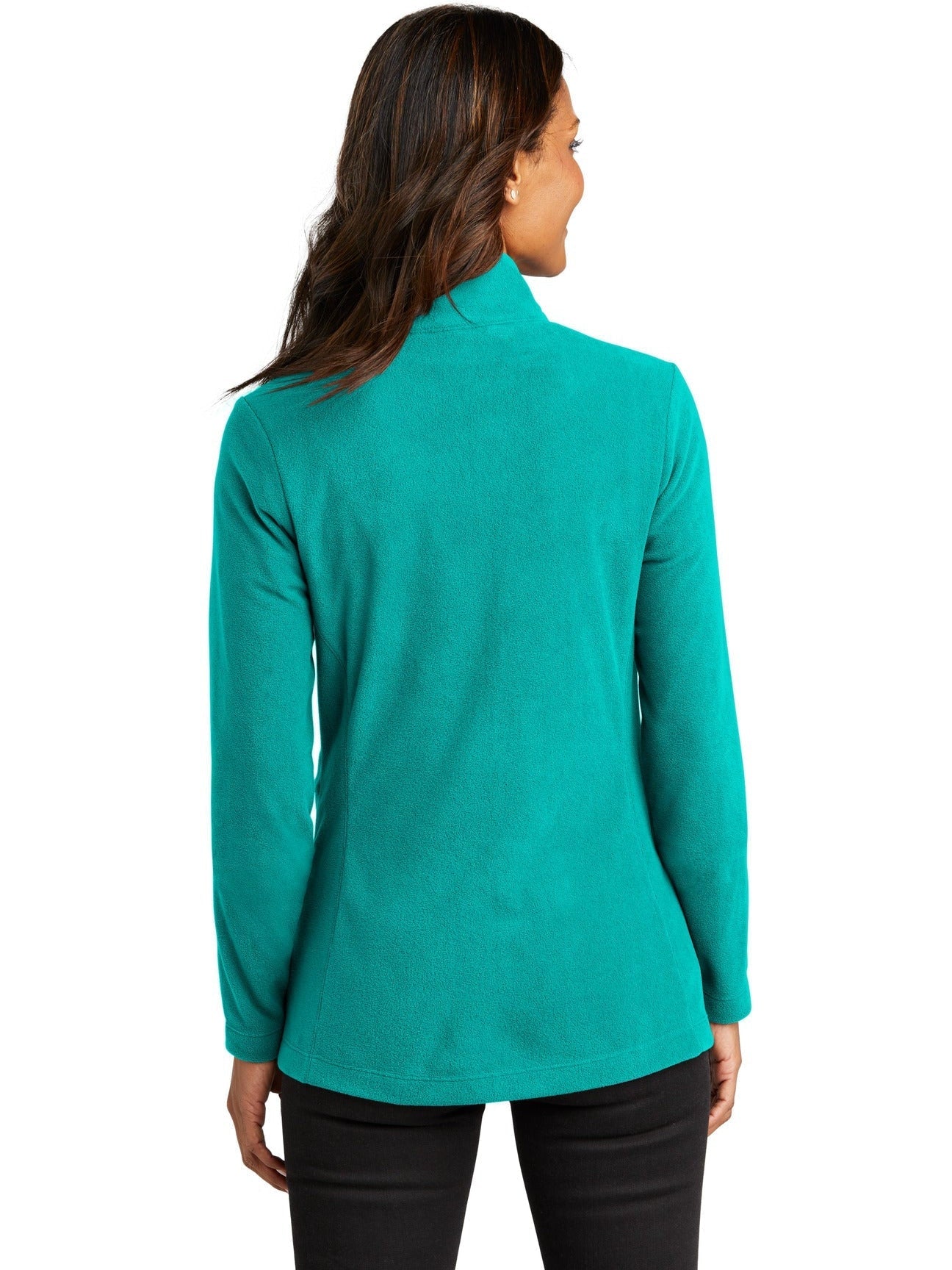 no-logo Port Authority Ladies Accord Microfleece Jacket-Regular-Port Authority-Thread Logic