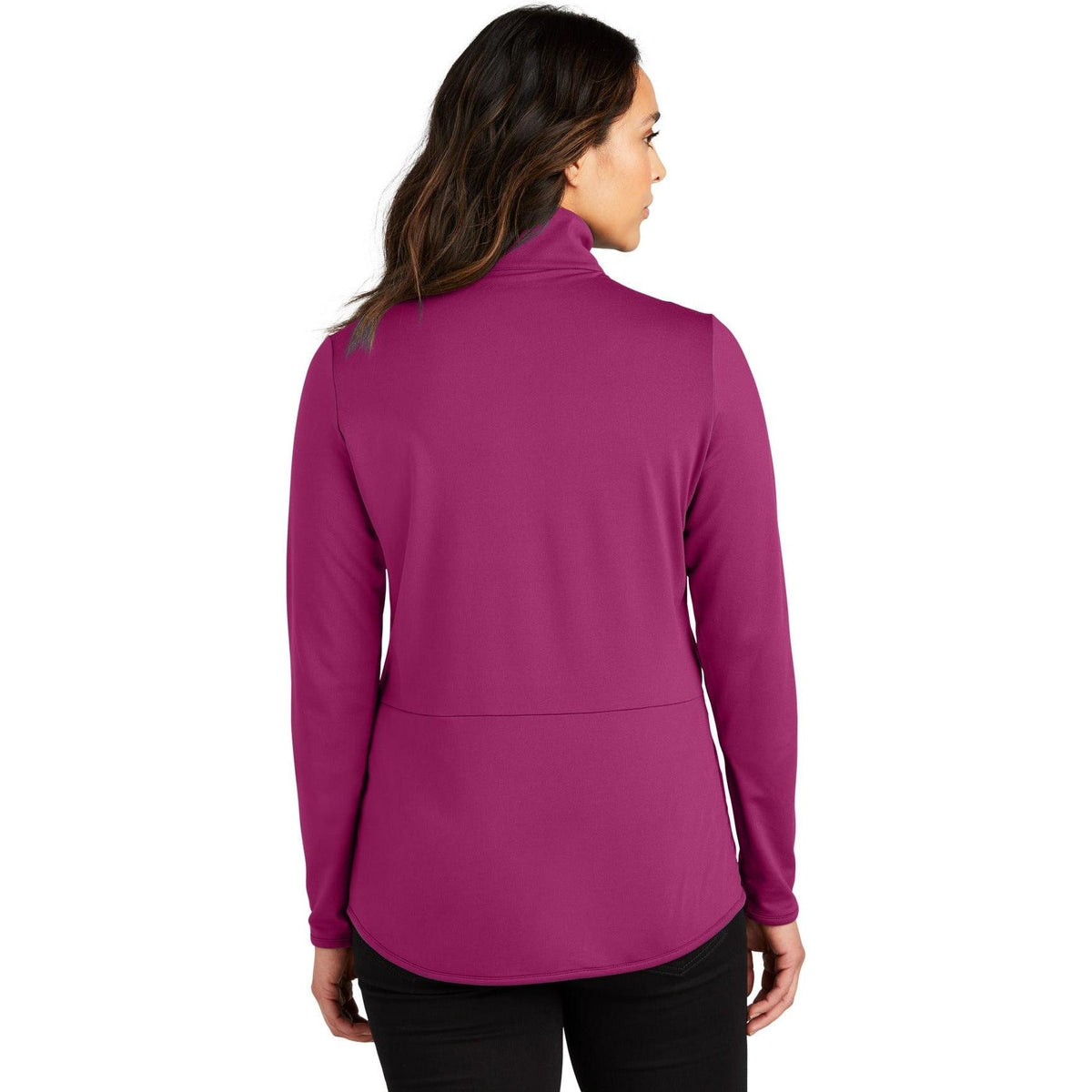 no-logo Port Authority Ladies Accord Stretch Fleece Full-Zip-Regular-Port Authority-Thread Logic