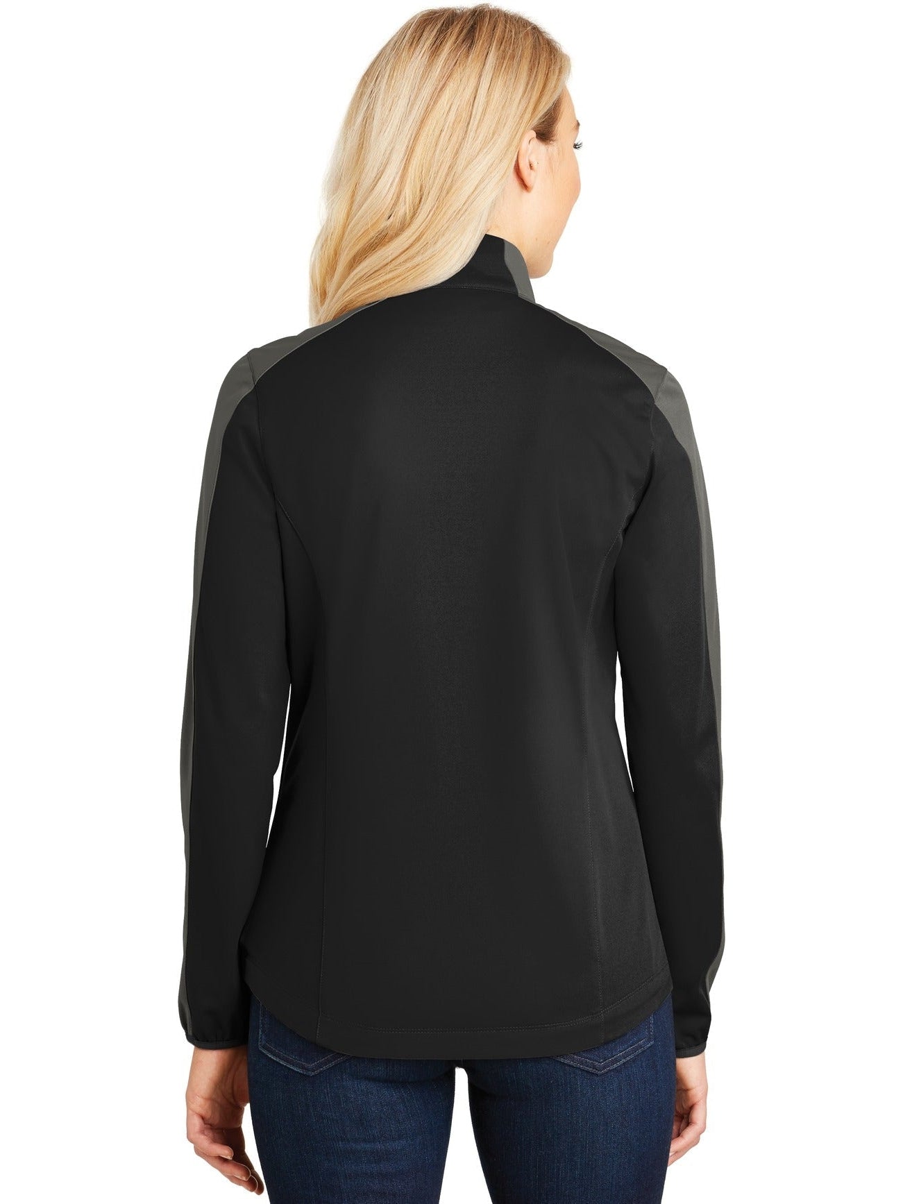 no-logo Port Authority Ladies Active Colorblock Soft Shell Jacket-Regular-Port Authority-Thread Logic