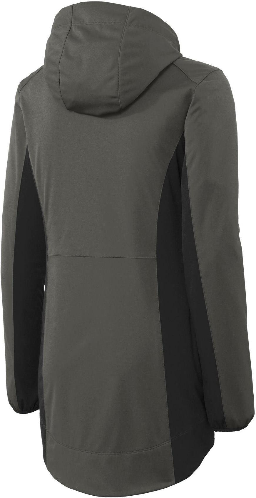 no-logo Port Authority Ladies Active Hooded Soft Shell Jacket-Regular-Port Authority-Thread Logic