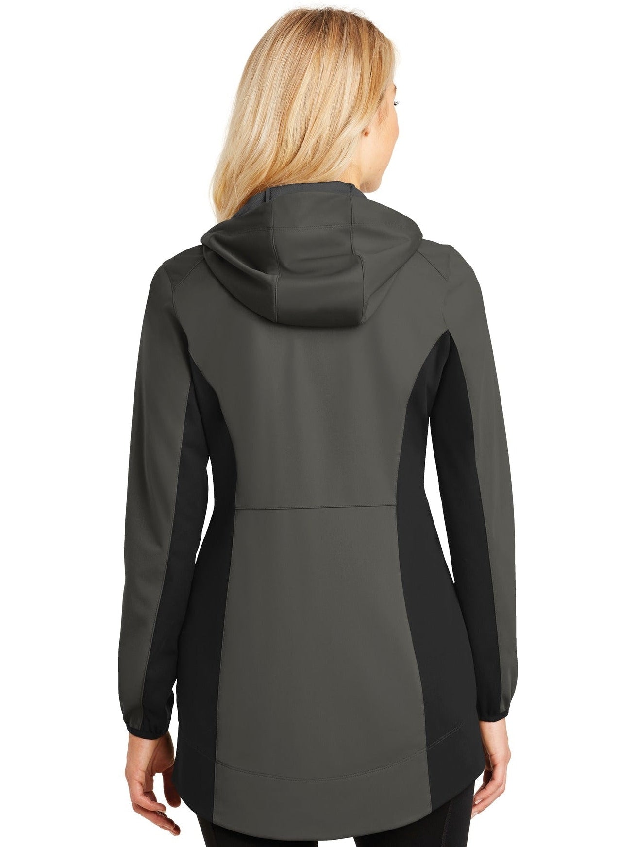 no-logo Port Authority Ladies Active Hooded Soft Shell Jacket-Regular-Port Authority-Thread Logic