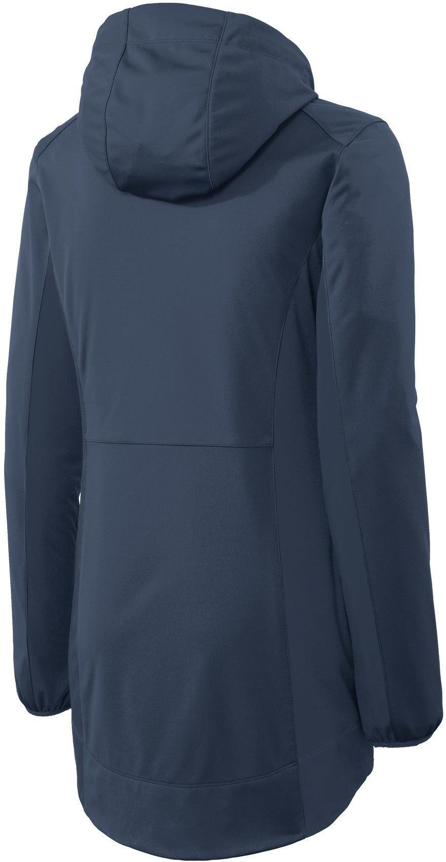 no-logo Port Authority Ladies Active Hooded Soft Shell Jacket-Regular-Port Authority-Thread Logic