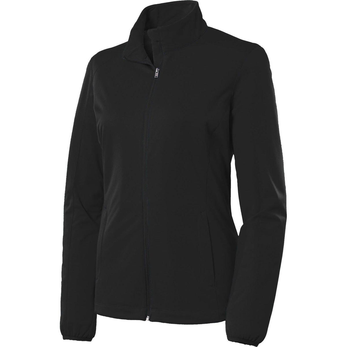 no-logo Port Authority Women's Active Lightweight Soft Shell Jacket-Regular-Port Authority-Deep Black-XS-Thread Logic