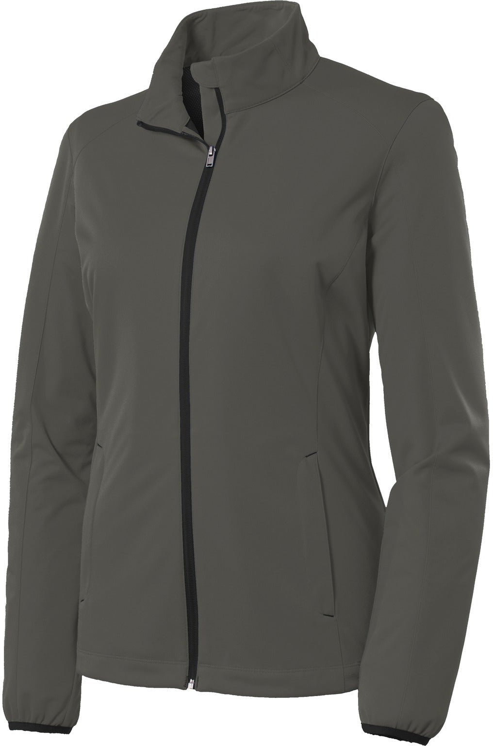 Port Authority Ladies Active Lightweight Soft Shell Jacket-Regular-Port Authority-Grey Steel-XS-Thread Logic