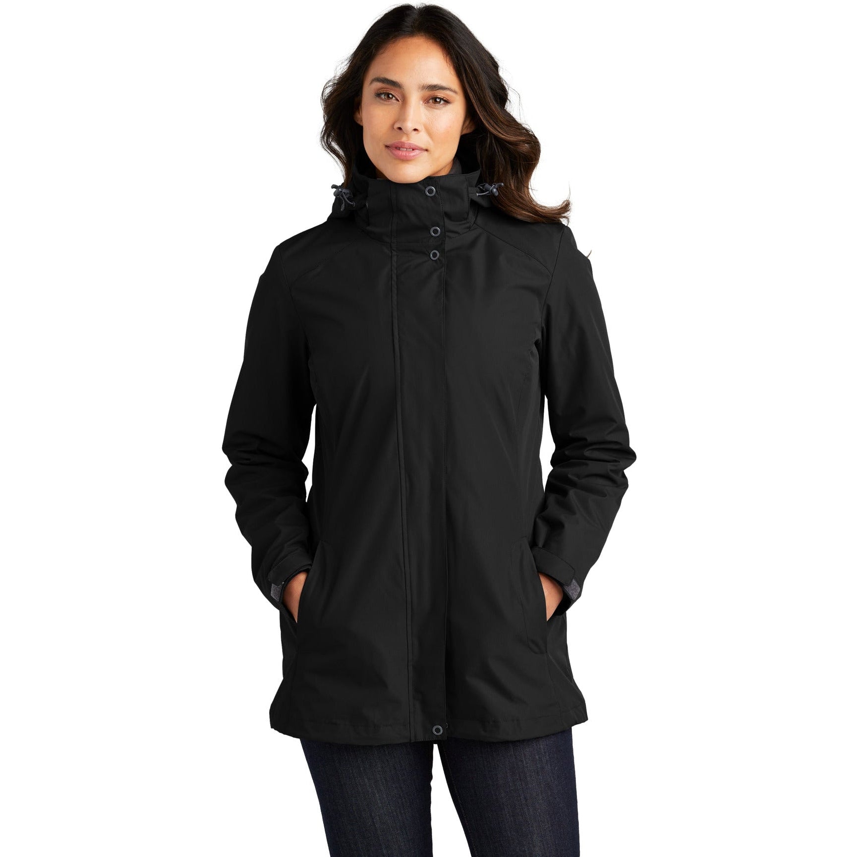no-logo Port Authority Ladies All-Weather 3-In-1 Jacket-Apparel-Port Authority-Thread Logic