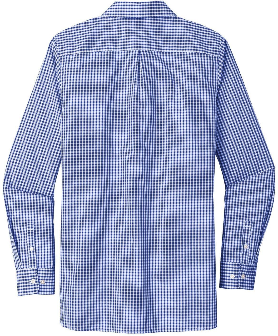 no-logo Port Authority Ladies Broadcloth Gingham Easy Care Shirt-Regular-Port Authority-Thread Logic