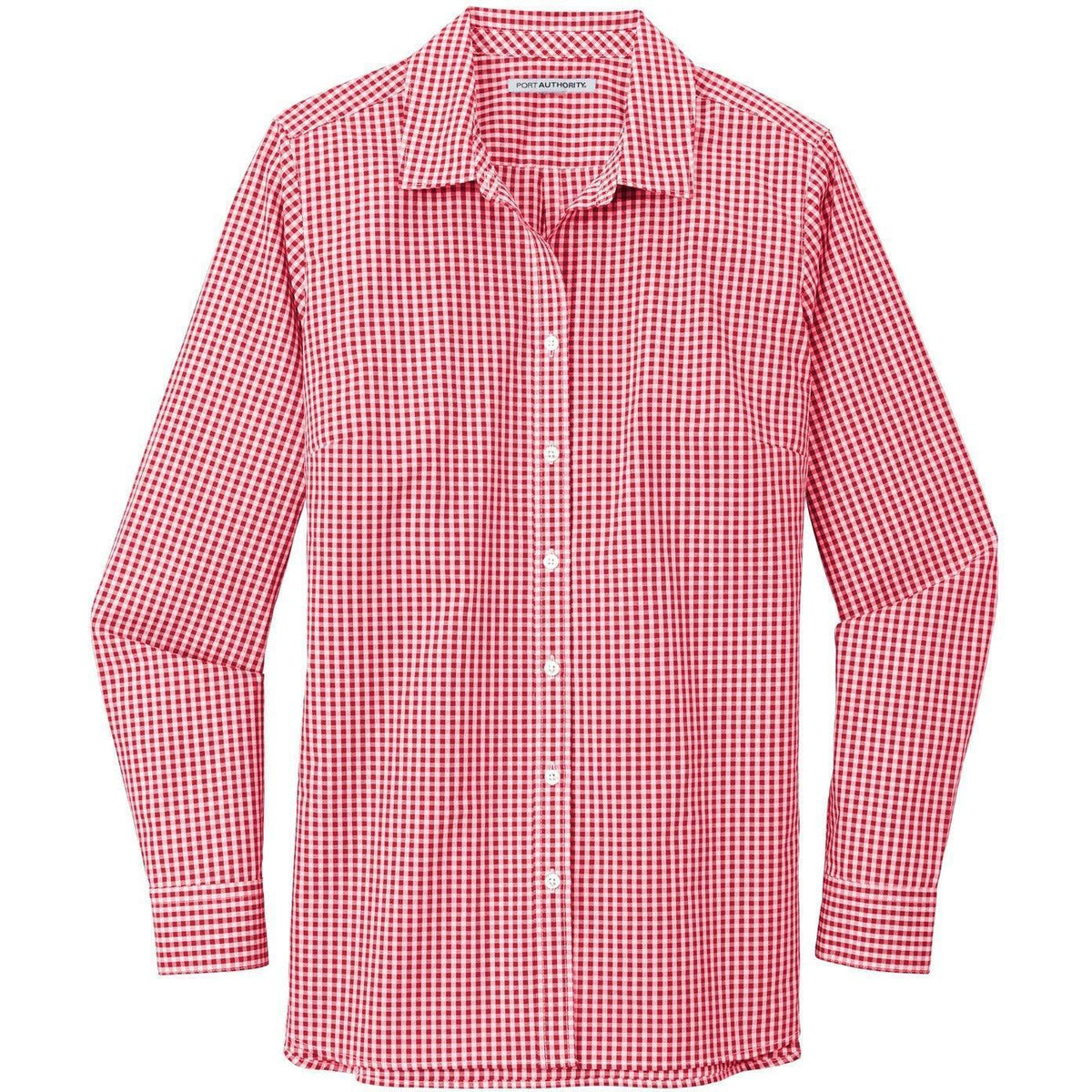 no-logo Port Authority Women's Broadcloth Gingham Easy Care Shirt-Dress Shirts-Port Authority-Thread Logic