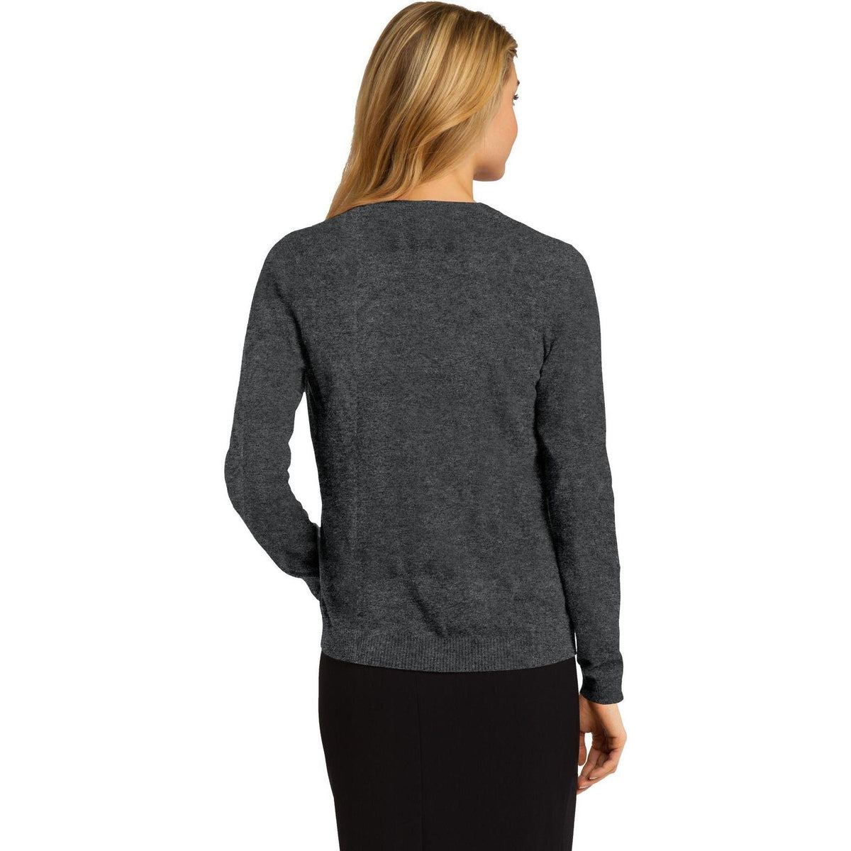 no-logo Port Authority Ladies Cardigan Sweater-Regular-Port Authority-Thread Logic