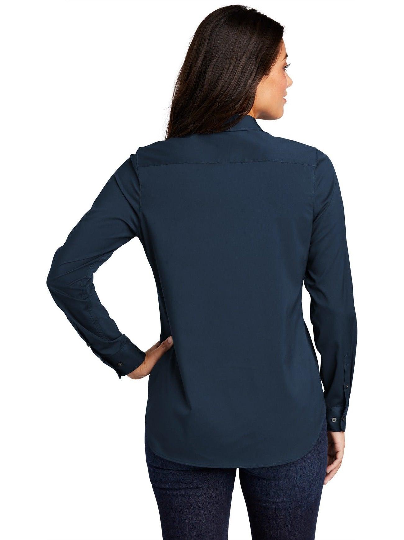 no-logo Port Authority Ladies City Stretch Tunic-Regular-Port Authority-Thread Logic